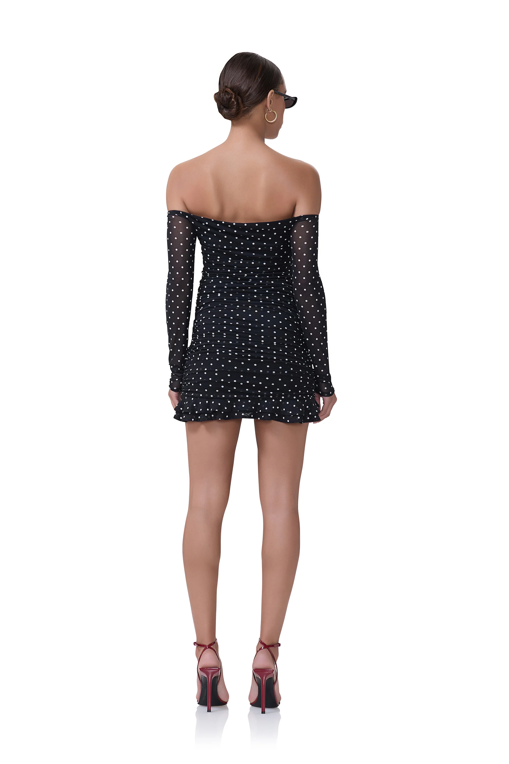 Adrian Dress - Noir Dot - Image 4
