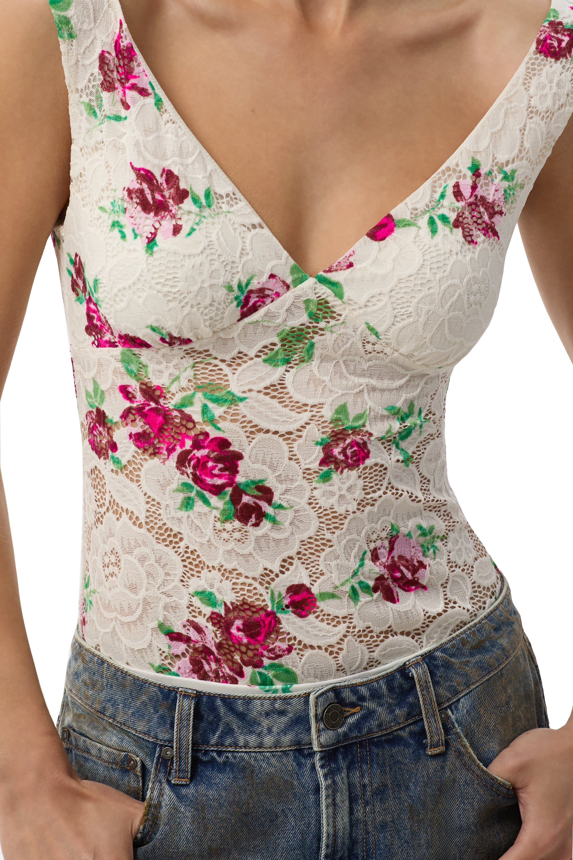 Alexis Bodysuit - Romance Rose - Image 5