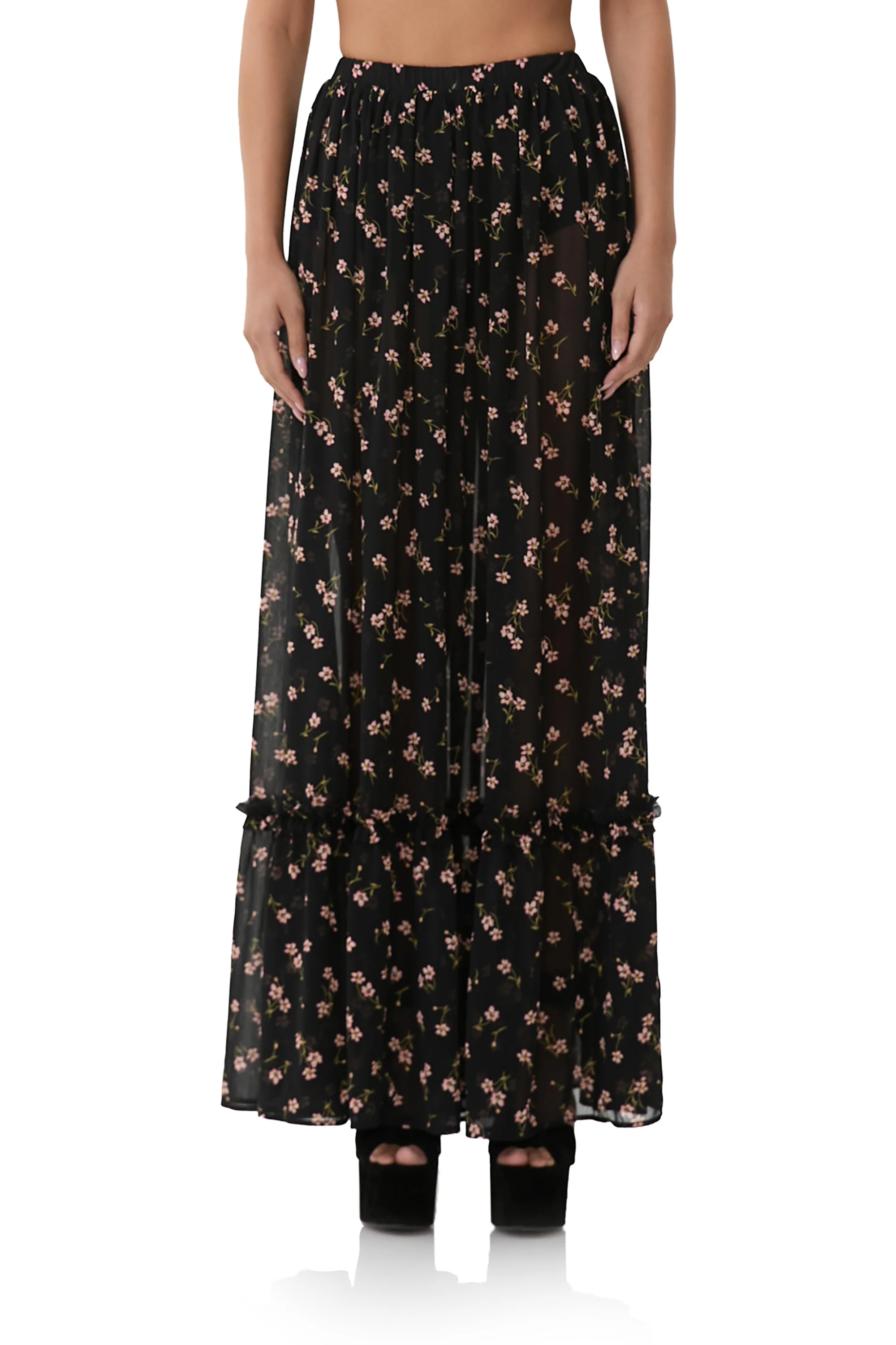 Allegra Maxi Skirt - Delicate Ditsy - Image 2