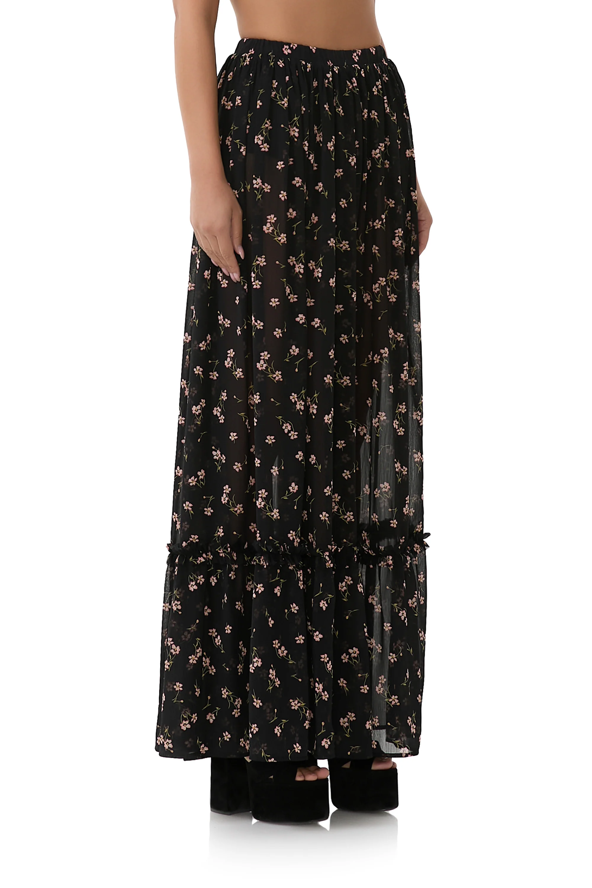 Allegra Maxi Skirt - Delicate Ditsy - Image 4