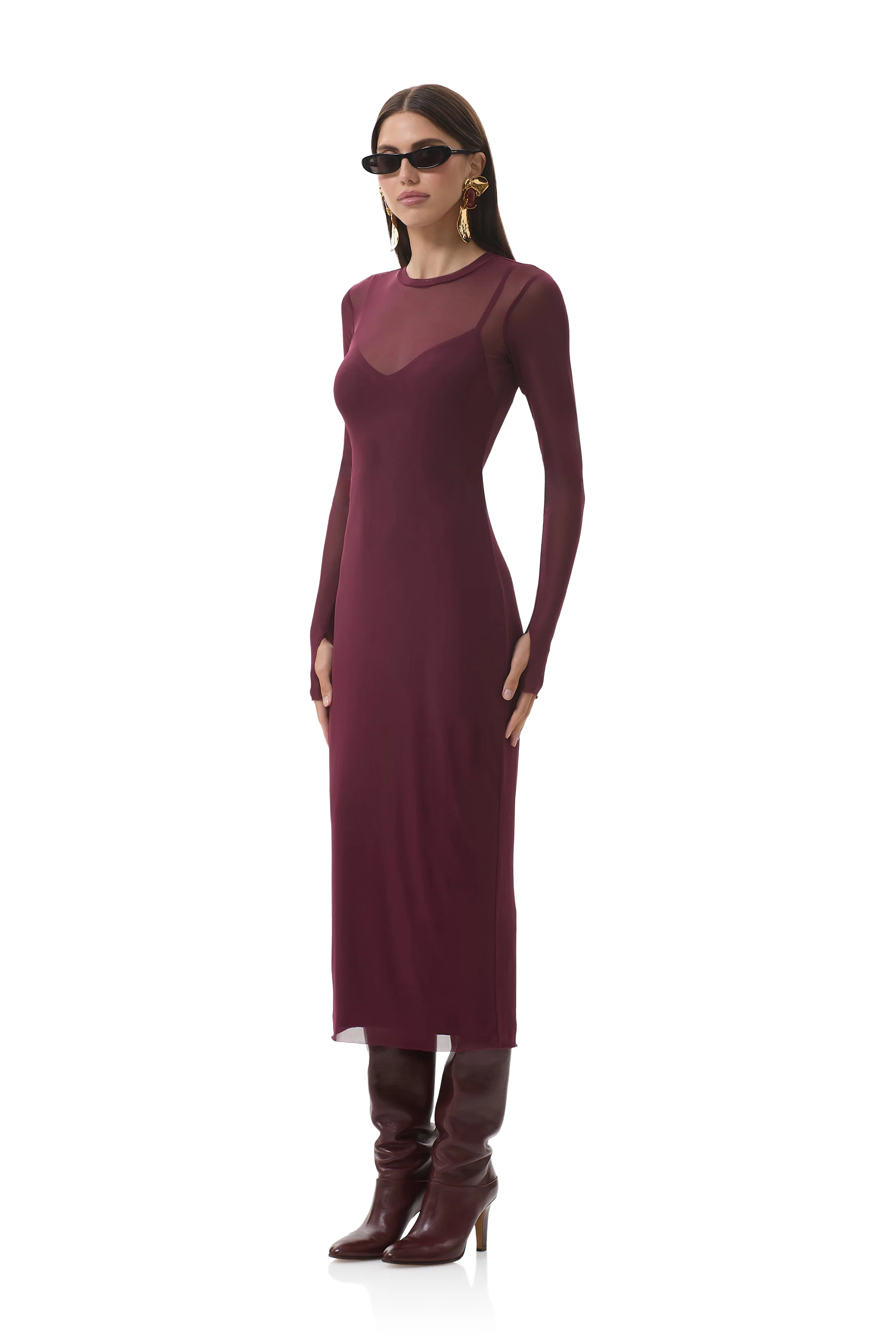 Ashland Dress - Fig - Image 5