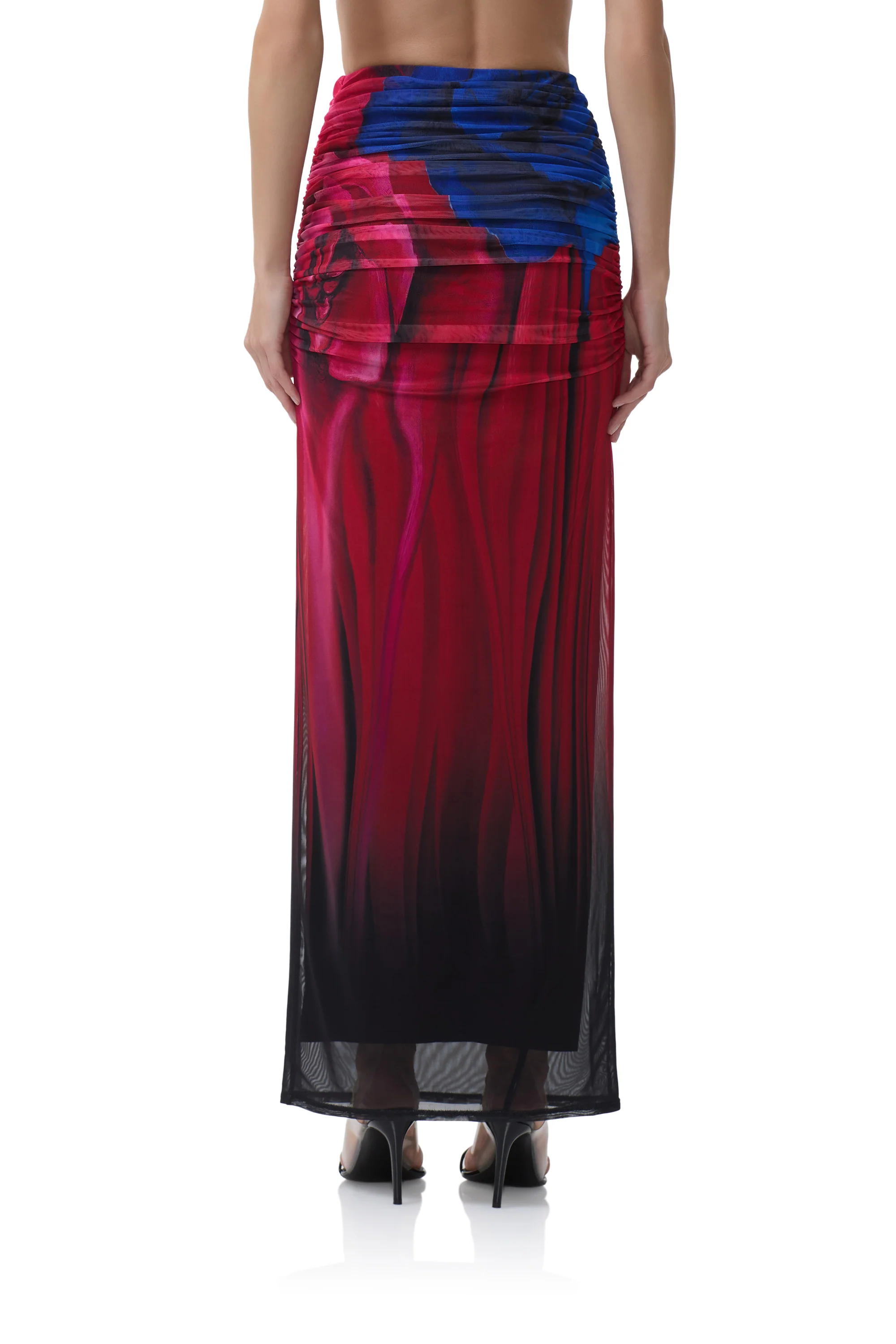 Bevin Skirt - Multi Blur Rose - Image 9