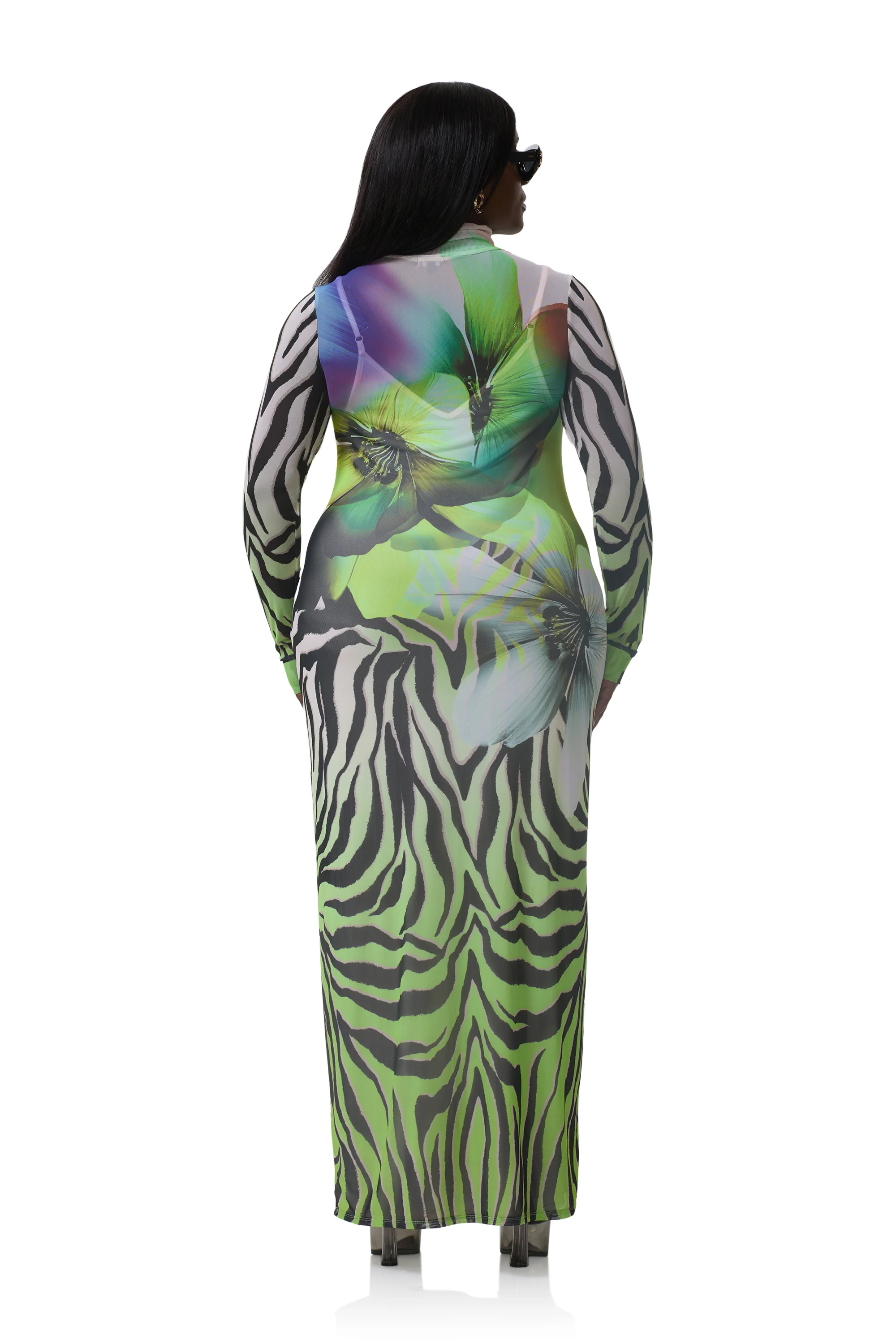 Billie Dress - Zebra Fleur - Image 8