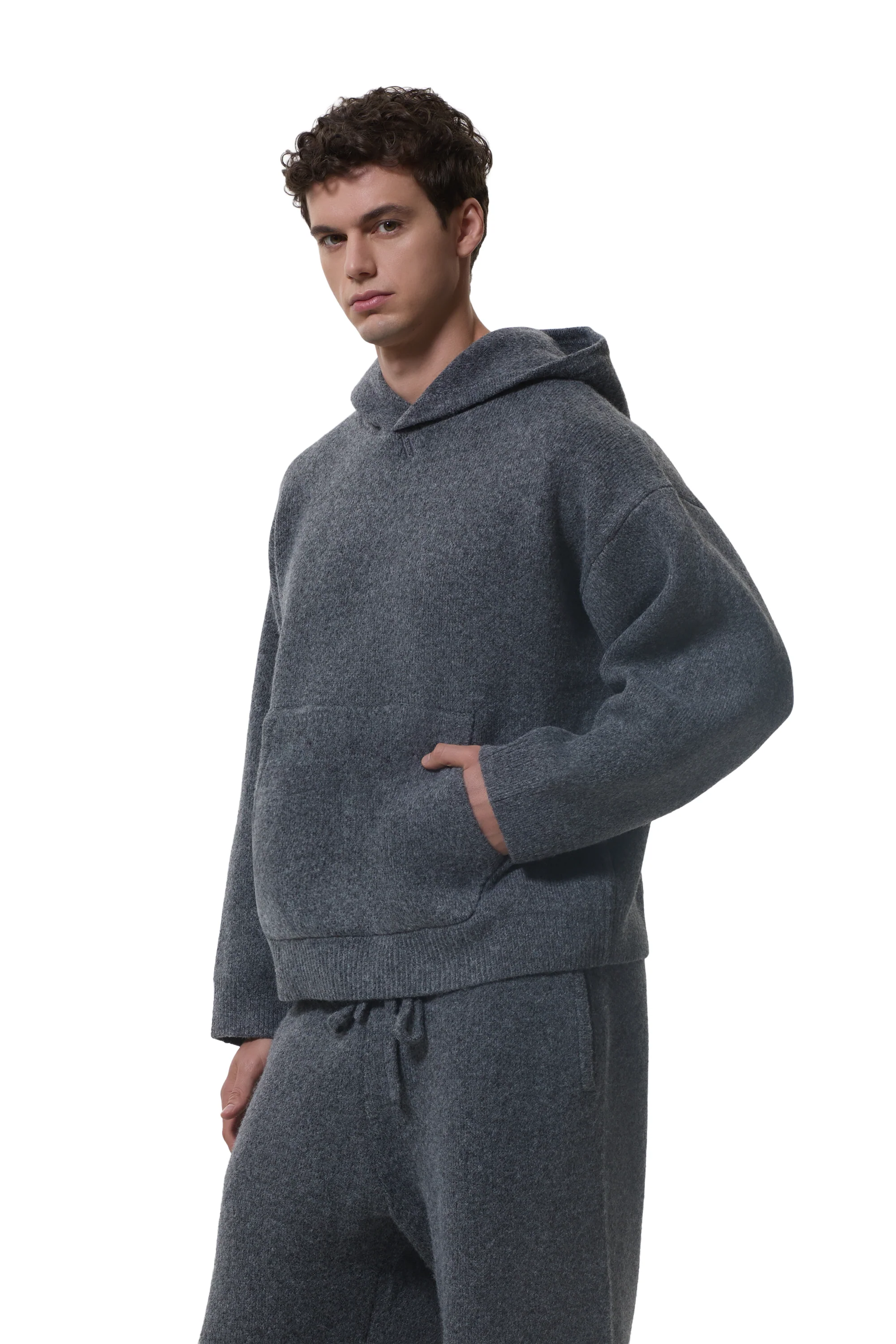 Blake Pullover Sweater - Heather Charcoal - Image 5