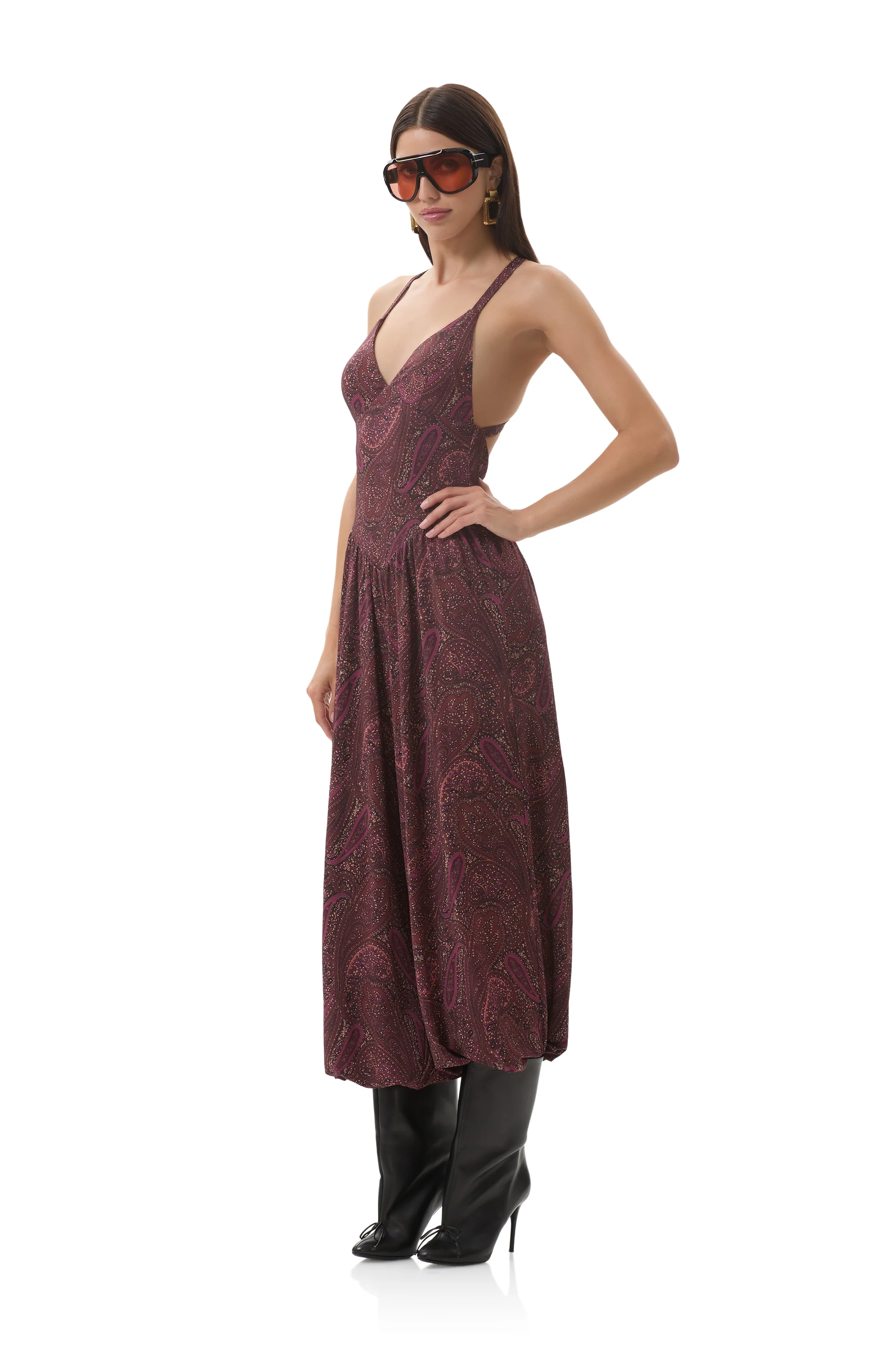 Bogart Jumpsuit - Chocolate Paisley - Image 3