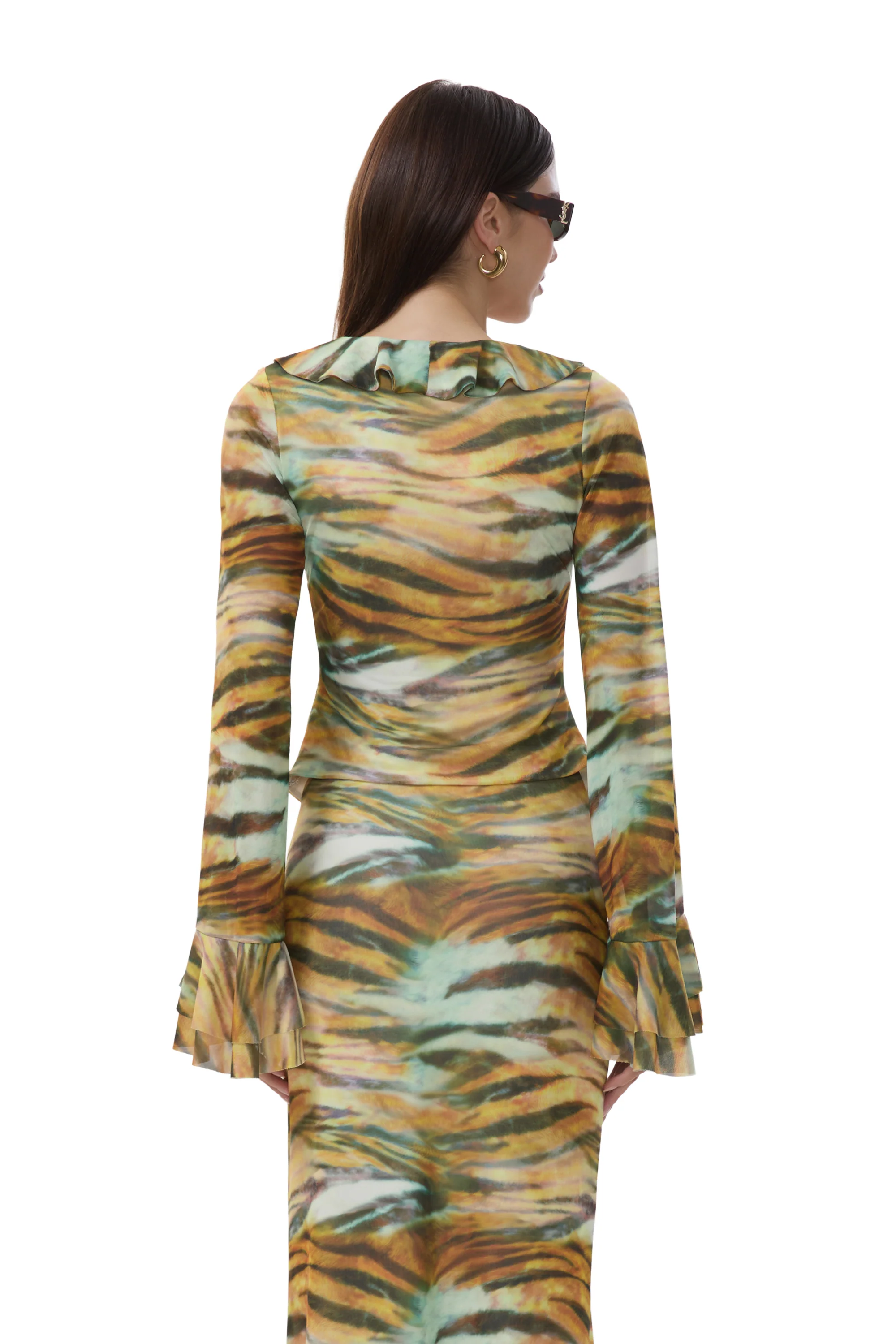 Cadence Top - Citron Tiger - Image 4