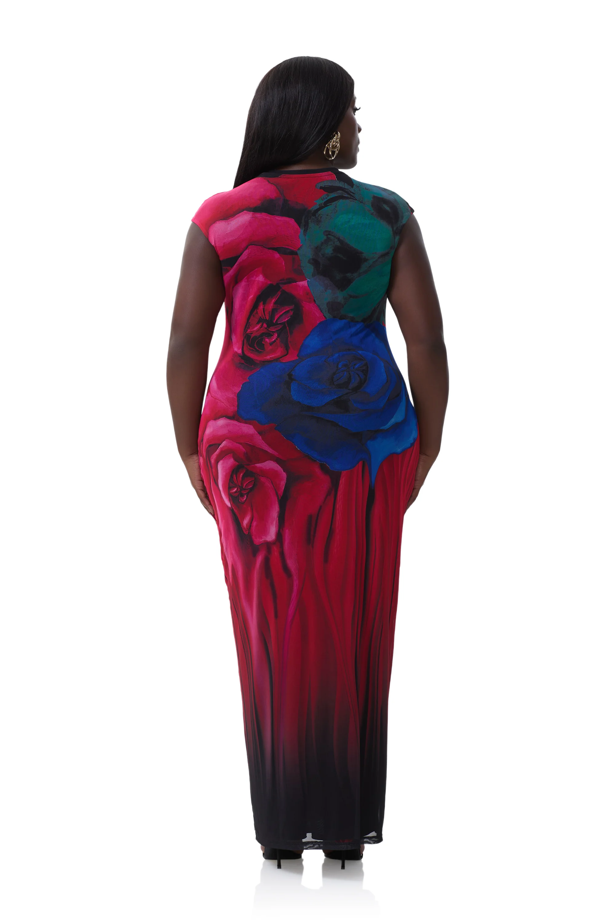 Cody Dress - Multi Blur Rose - Image 8