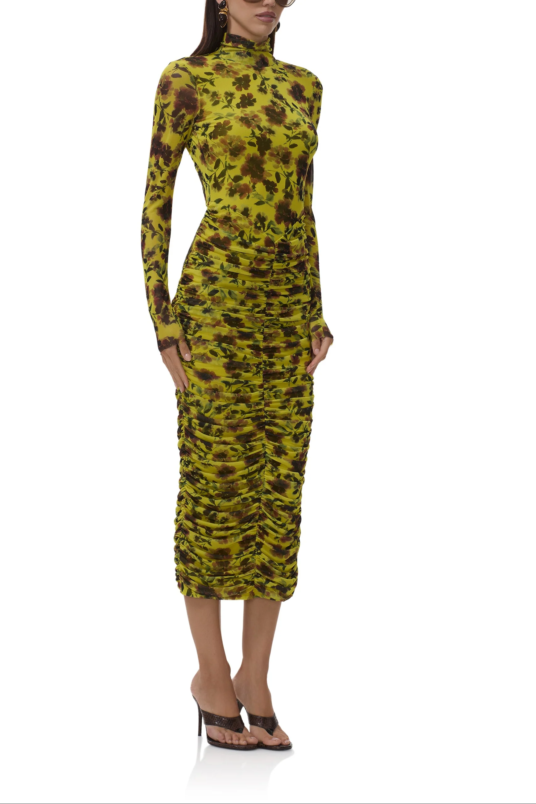 Cruz Dress - Citron Haze Floral - Image 2