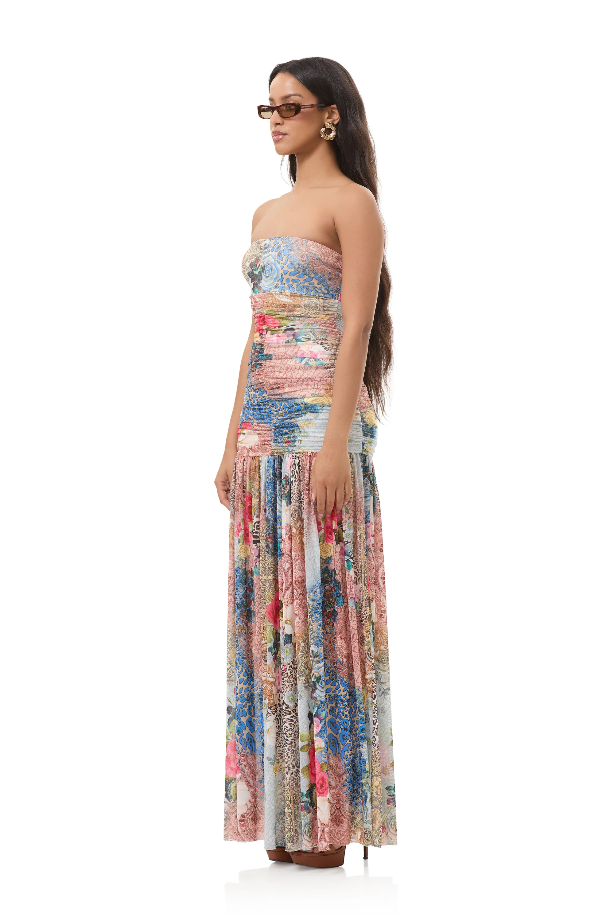 Denise Dress - Iris Patchwork - Image 2
