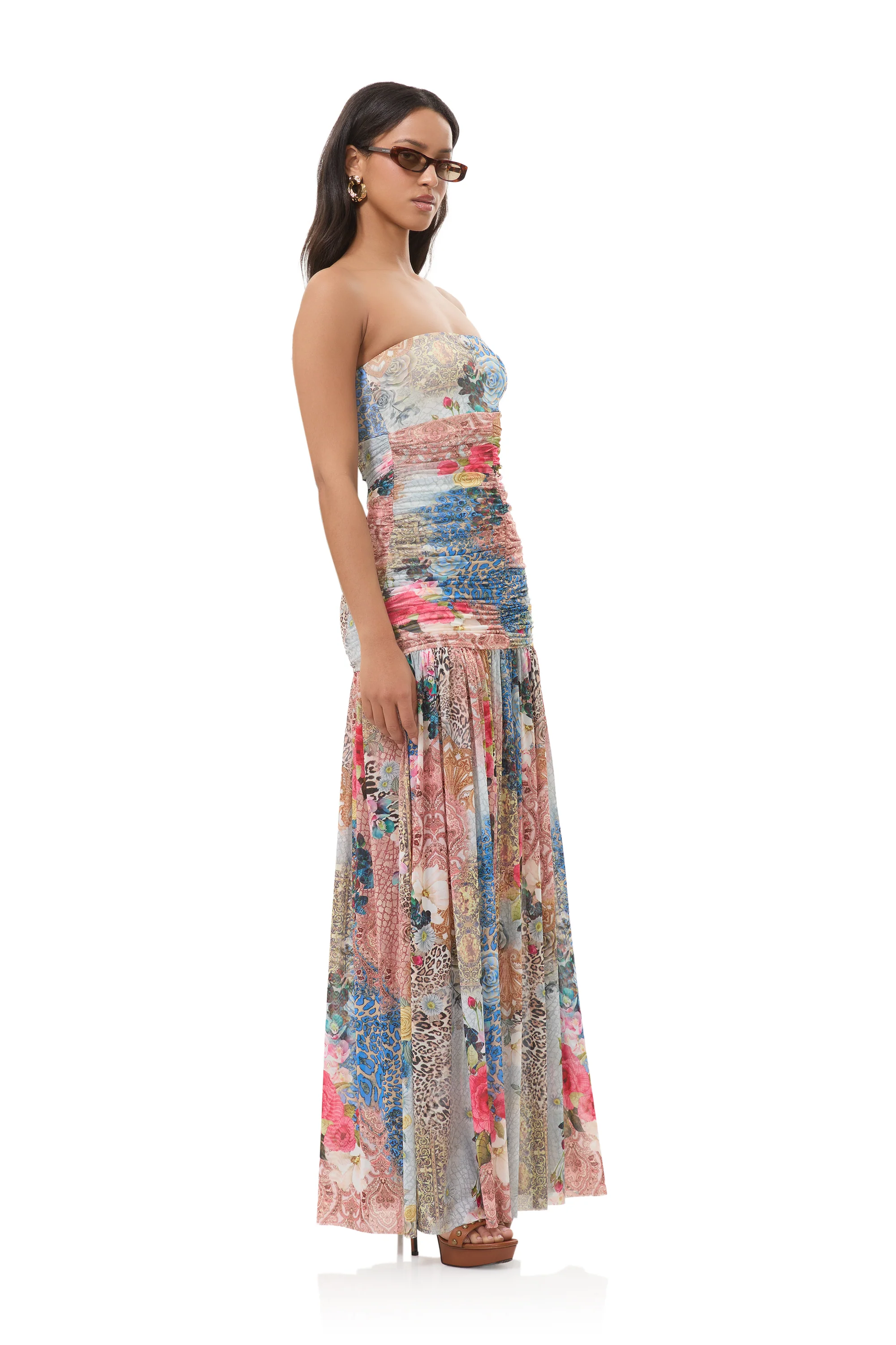 Denise Dress - Iris Patchwork - Image 3