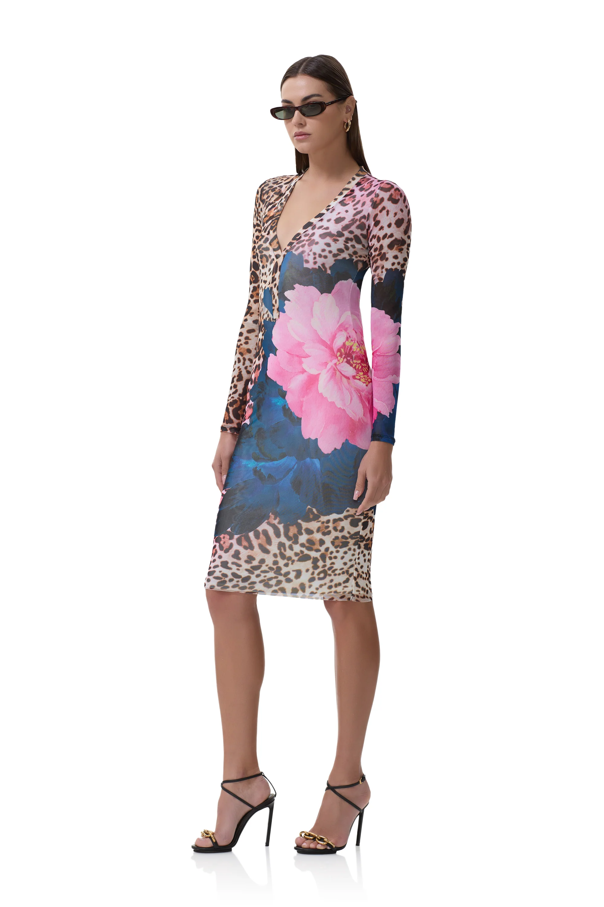 Diane Dress - Animal Block Peony - Image 3