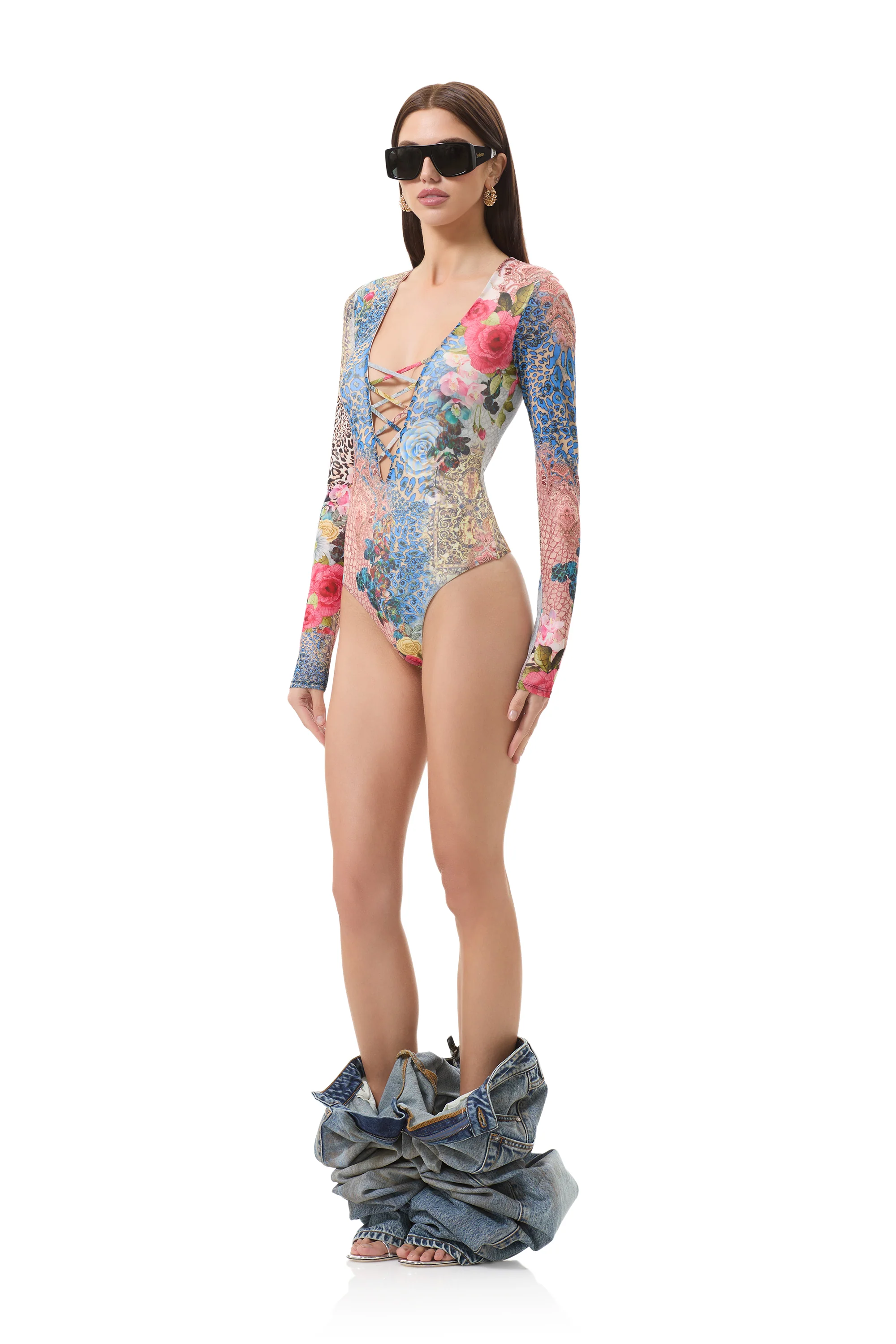 Eaton Bodysuit - Iris Patchwork - Image 3