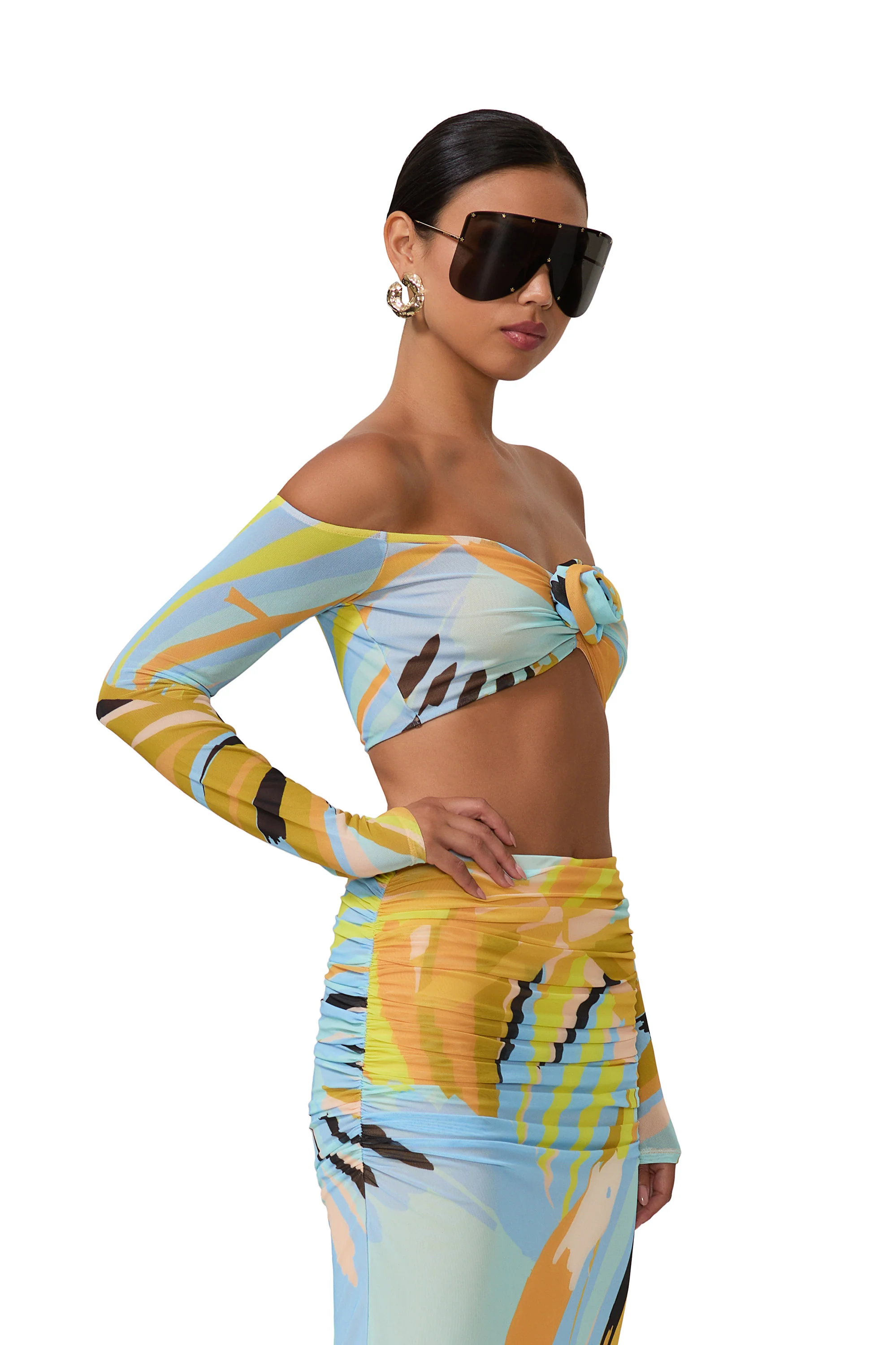 Elden Crop Top - Bird of Paradise - Image 2