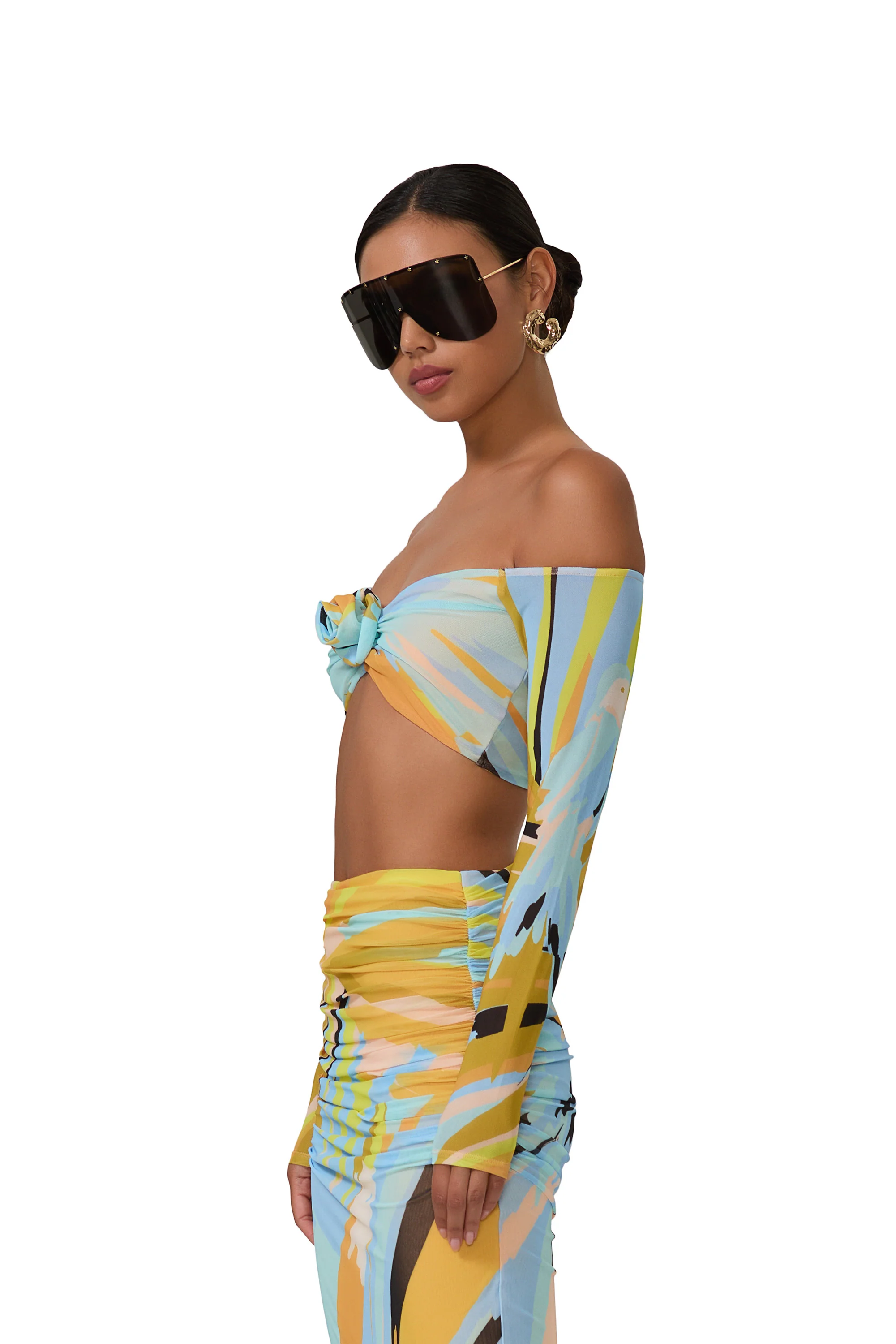 Elden Crop Top - Bird of Paradise - Image 3