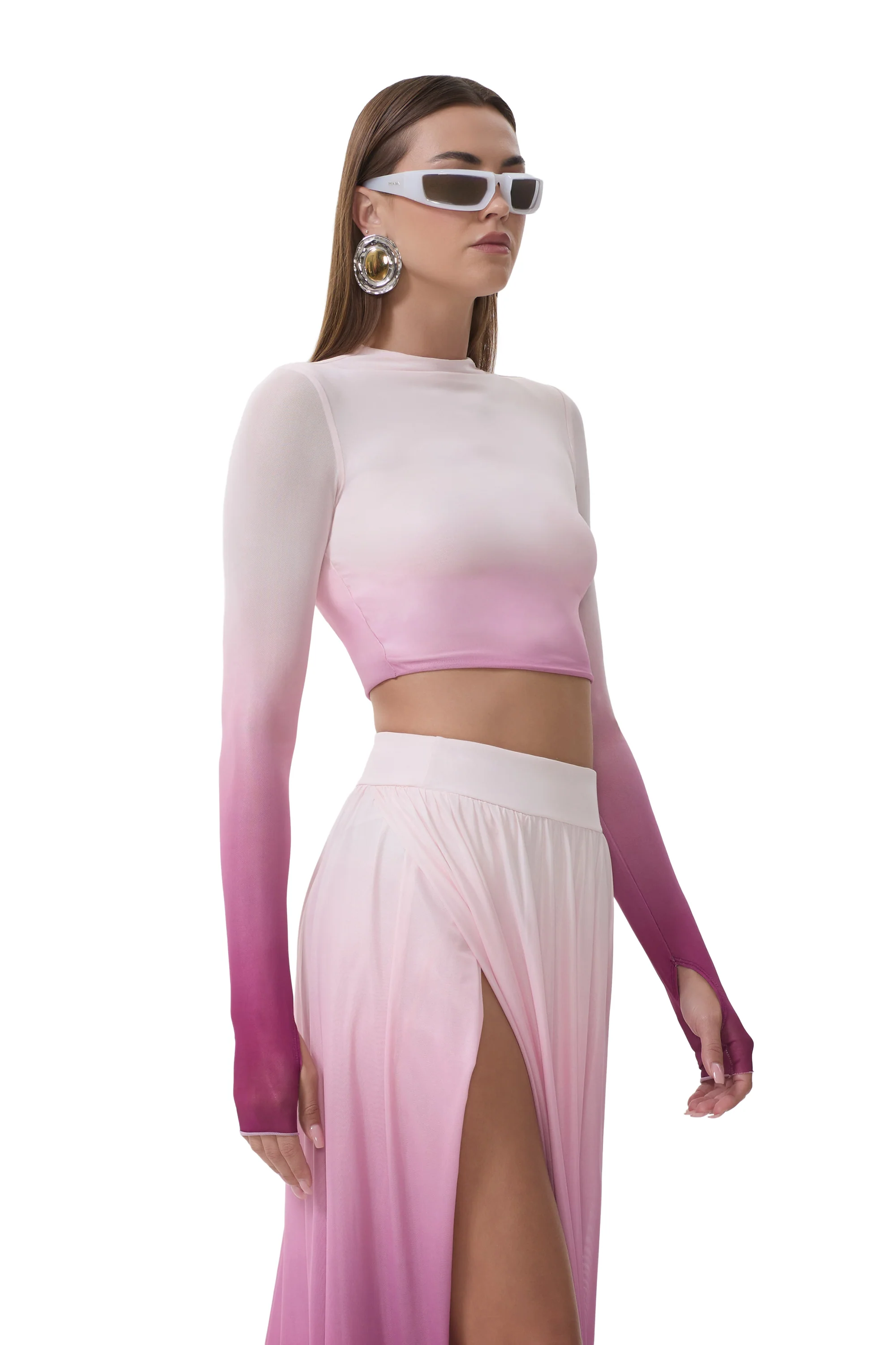 Eleni Top - Mauve Ombre - Image 2