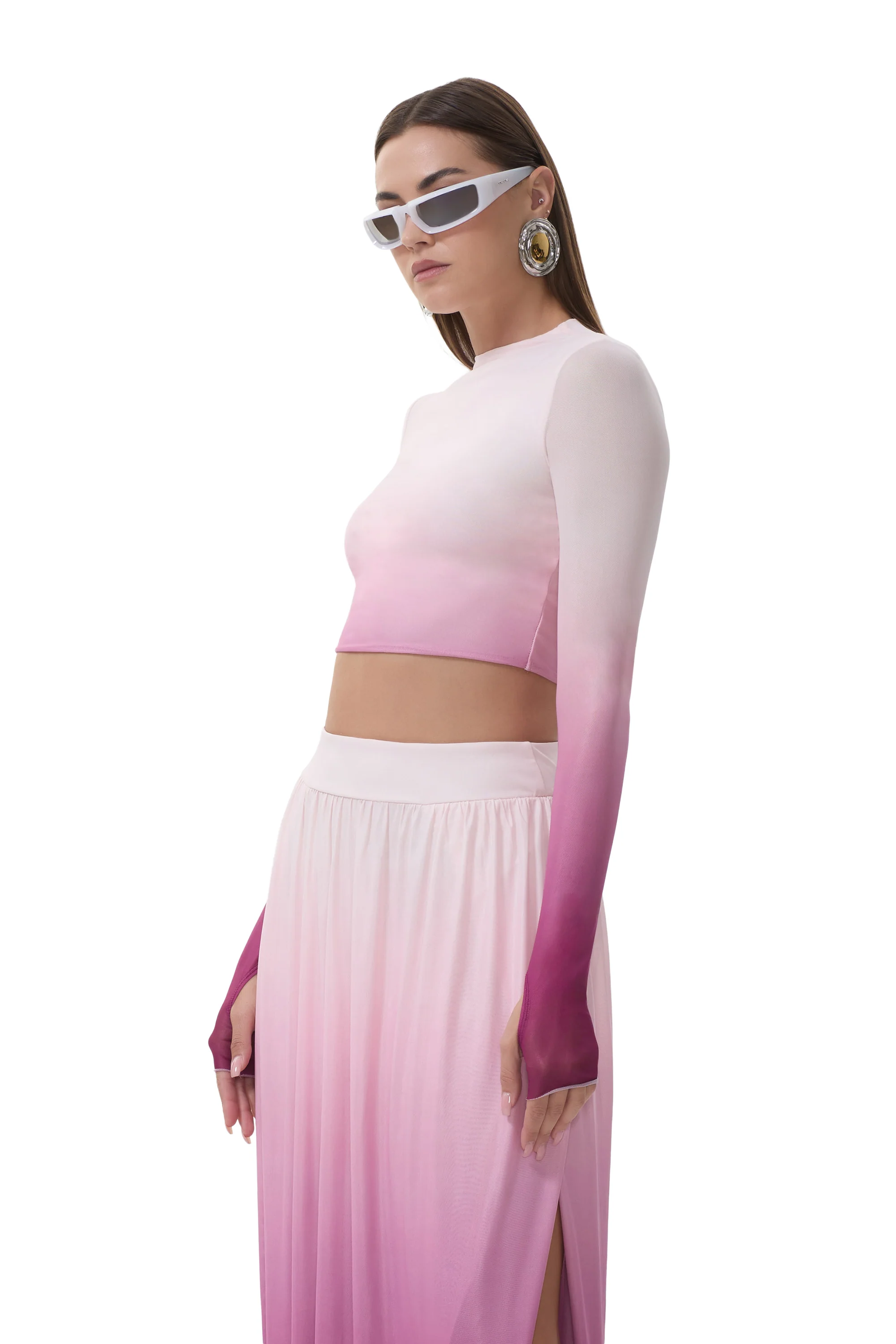 Eleni Top - Mauve Ombre - Image 3