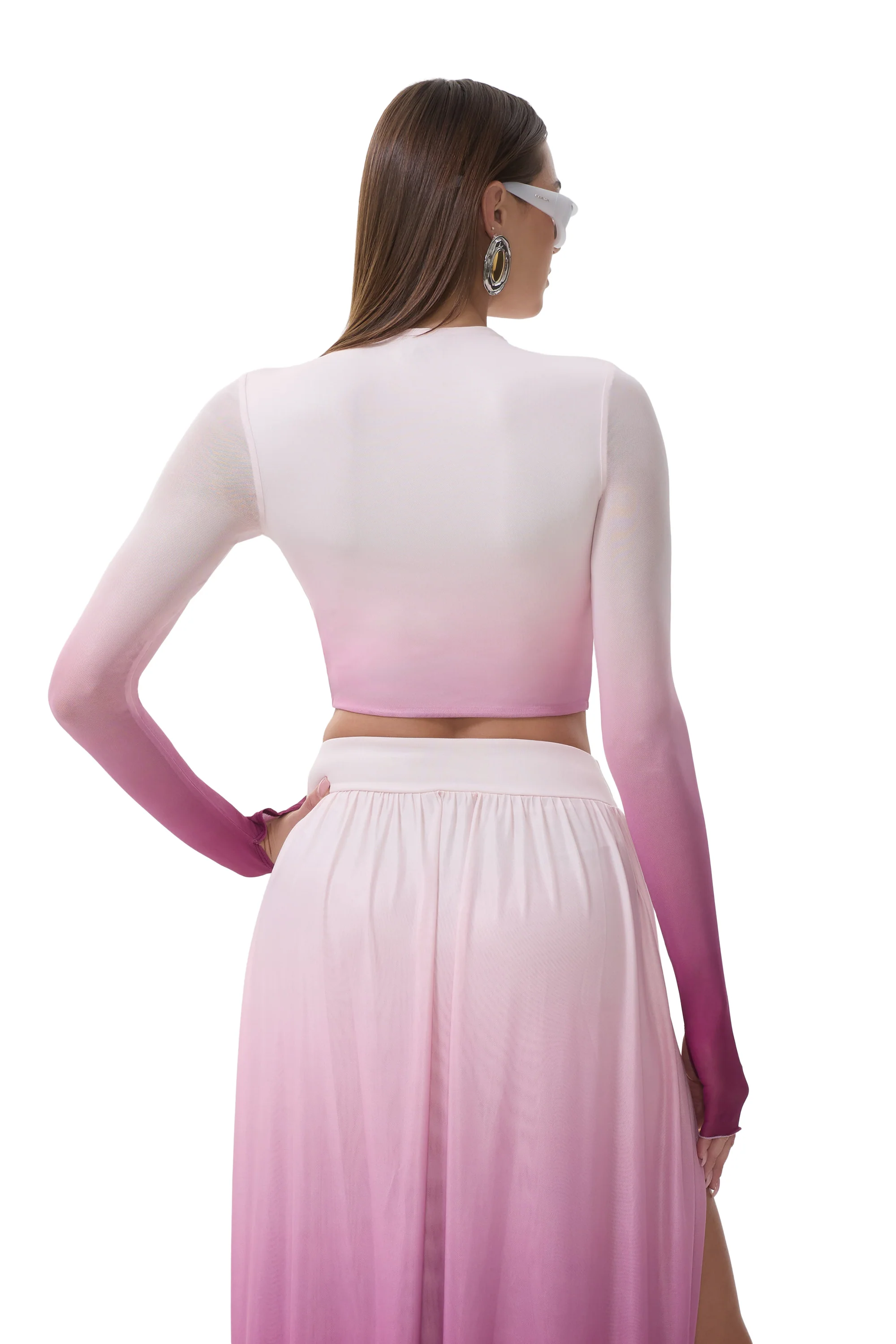 Eleni Top - Mauve Ombre - Image 4