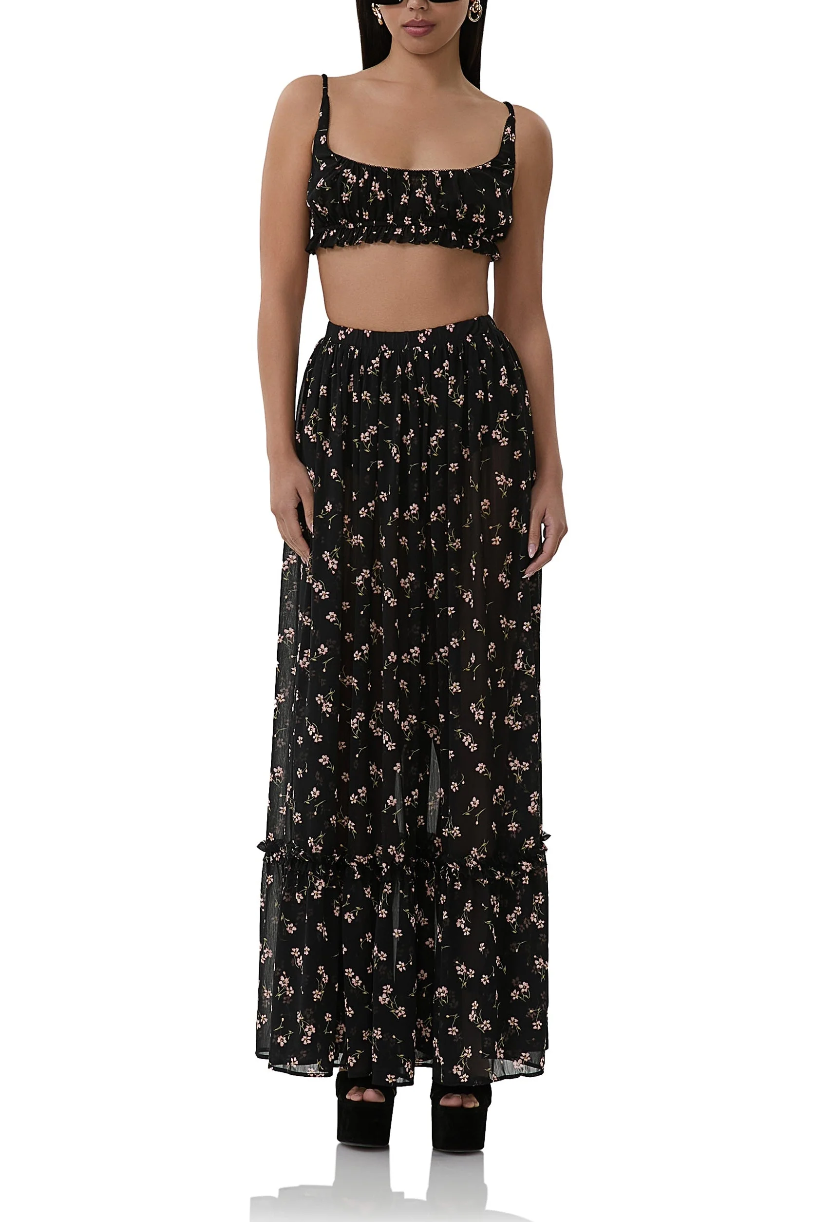 Elke Top - Delicate Ditsy