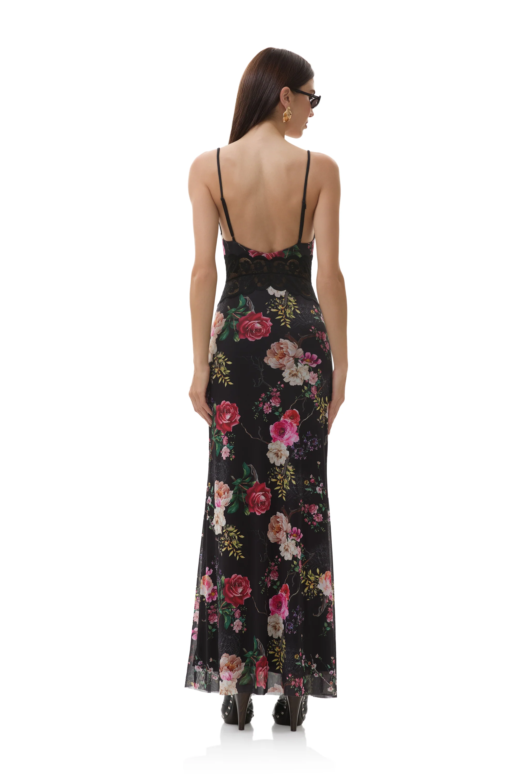 Elyse Dress - Noir Summer Rose - Image 4