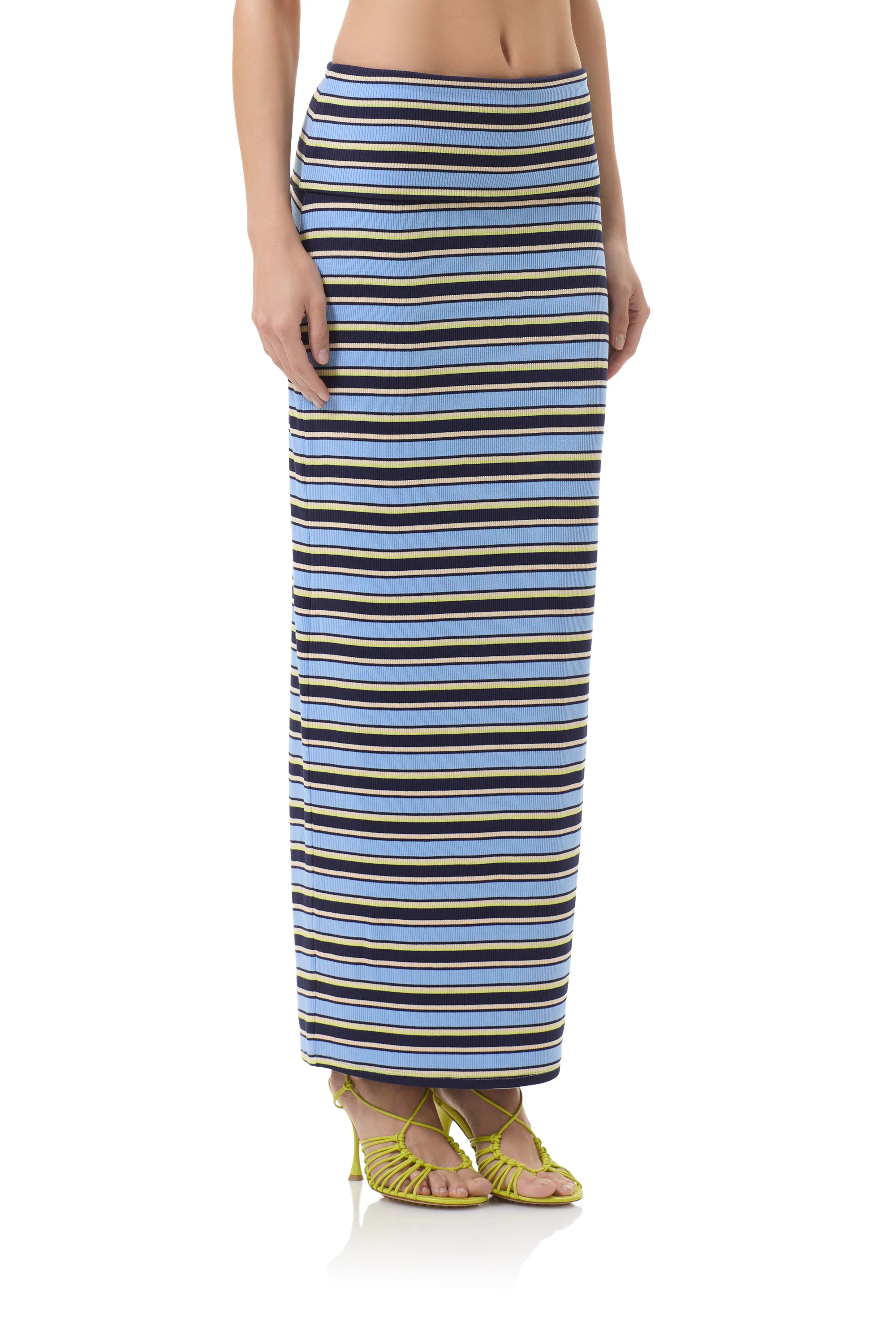 Esin Maxi Skirt - Iris Stripe - Image 4