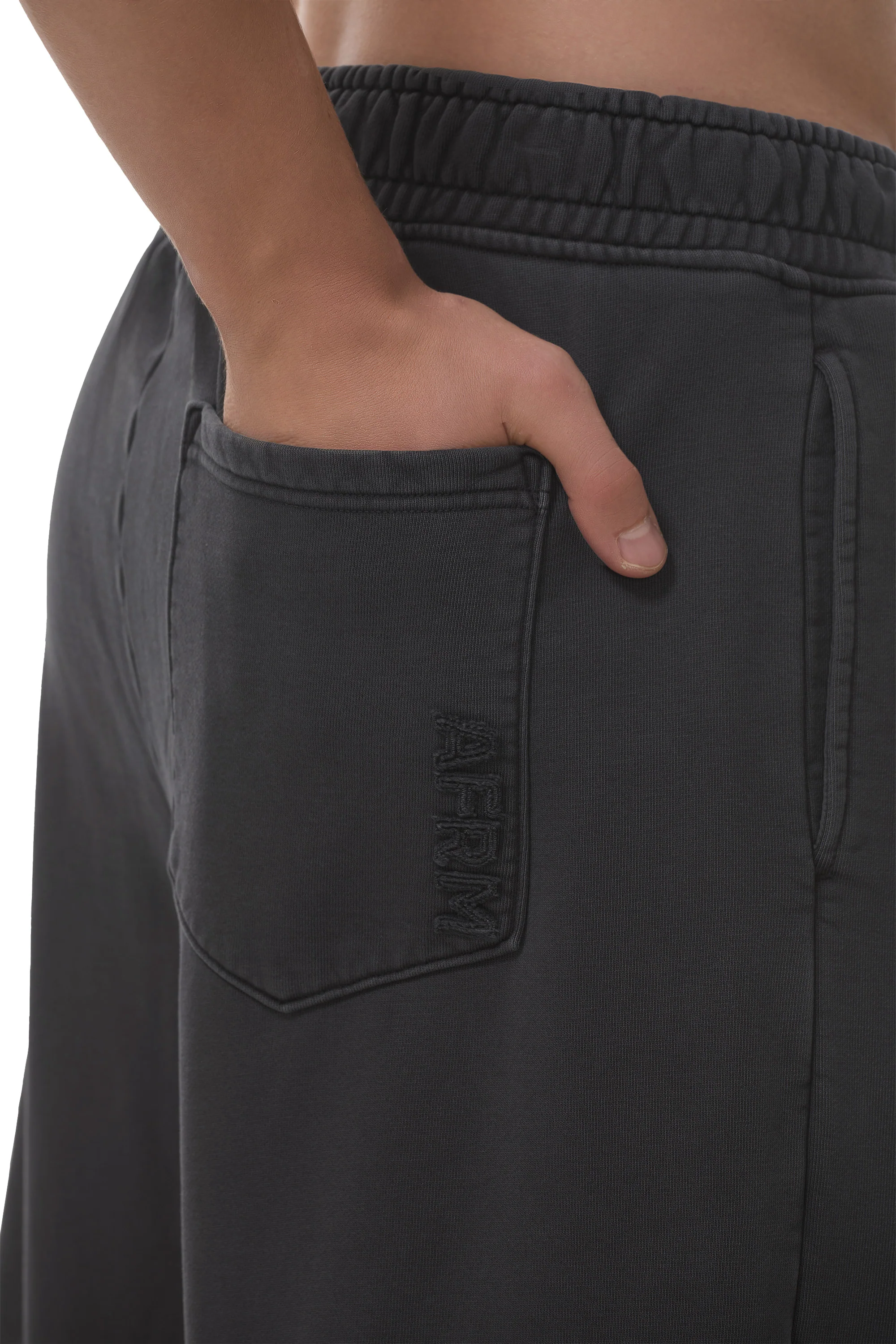Finely Straight Leg Sweatpant - Onyx - Image 6