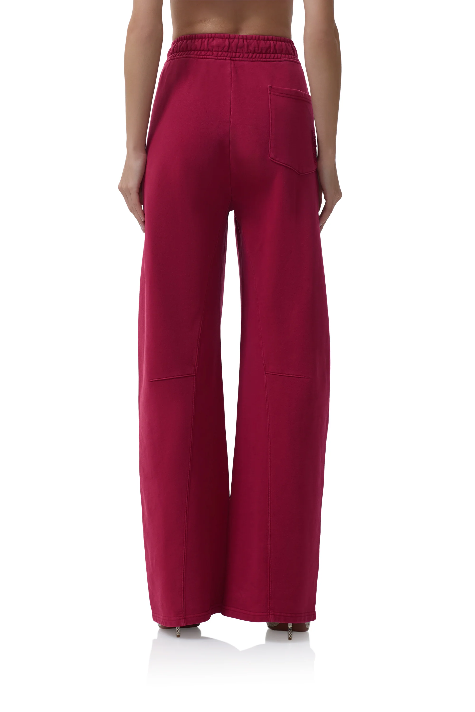 Finely Straight Leg Sweatpant - Rio Red - Image 6