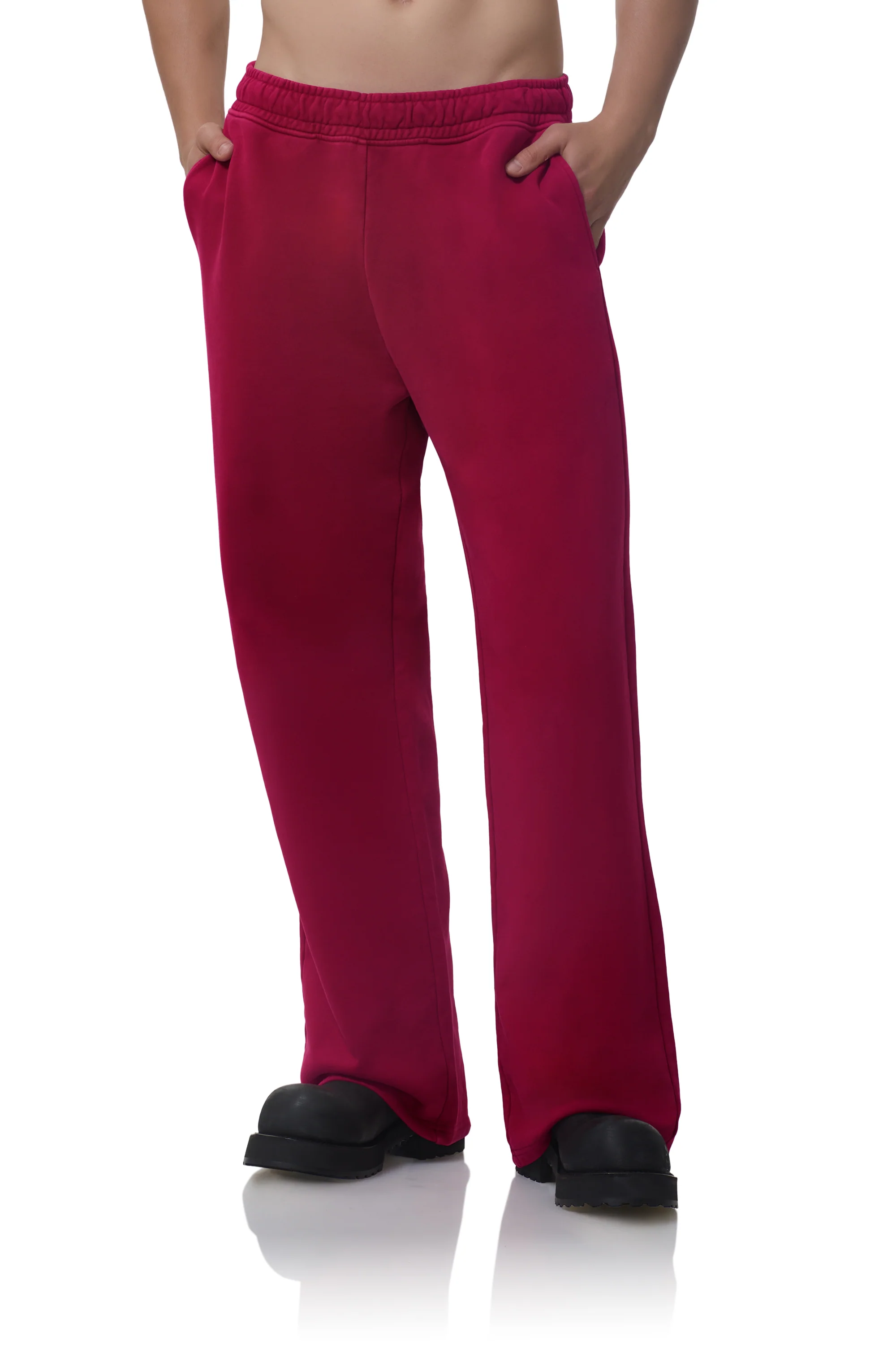 Finely Straight Leg Sweatpant - Rio Red - Image 2
