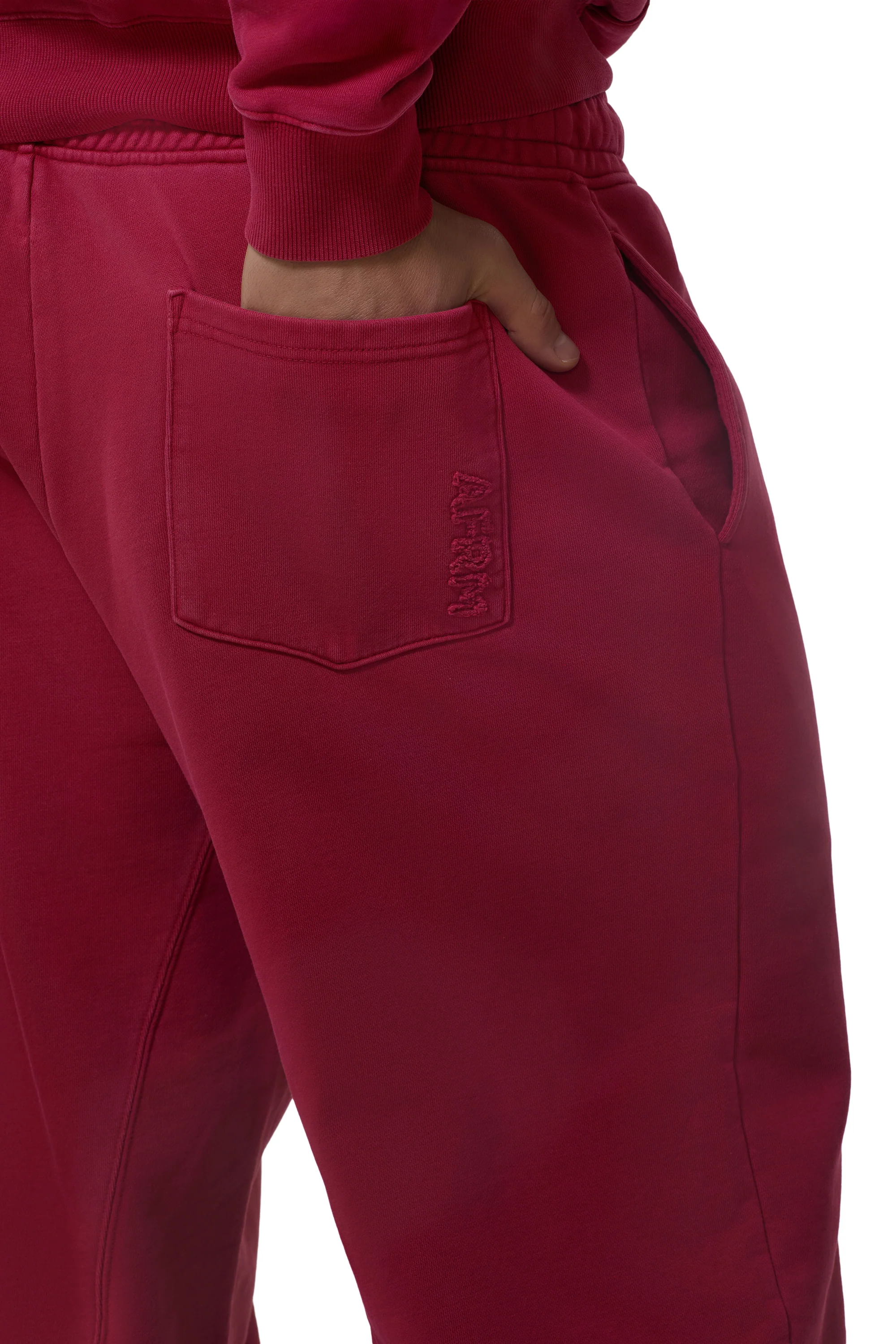 Finely Straight Leg Sweatpant - Rio Red - Image 6