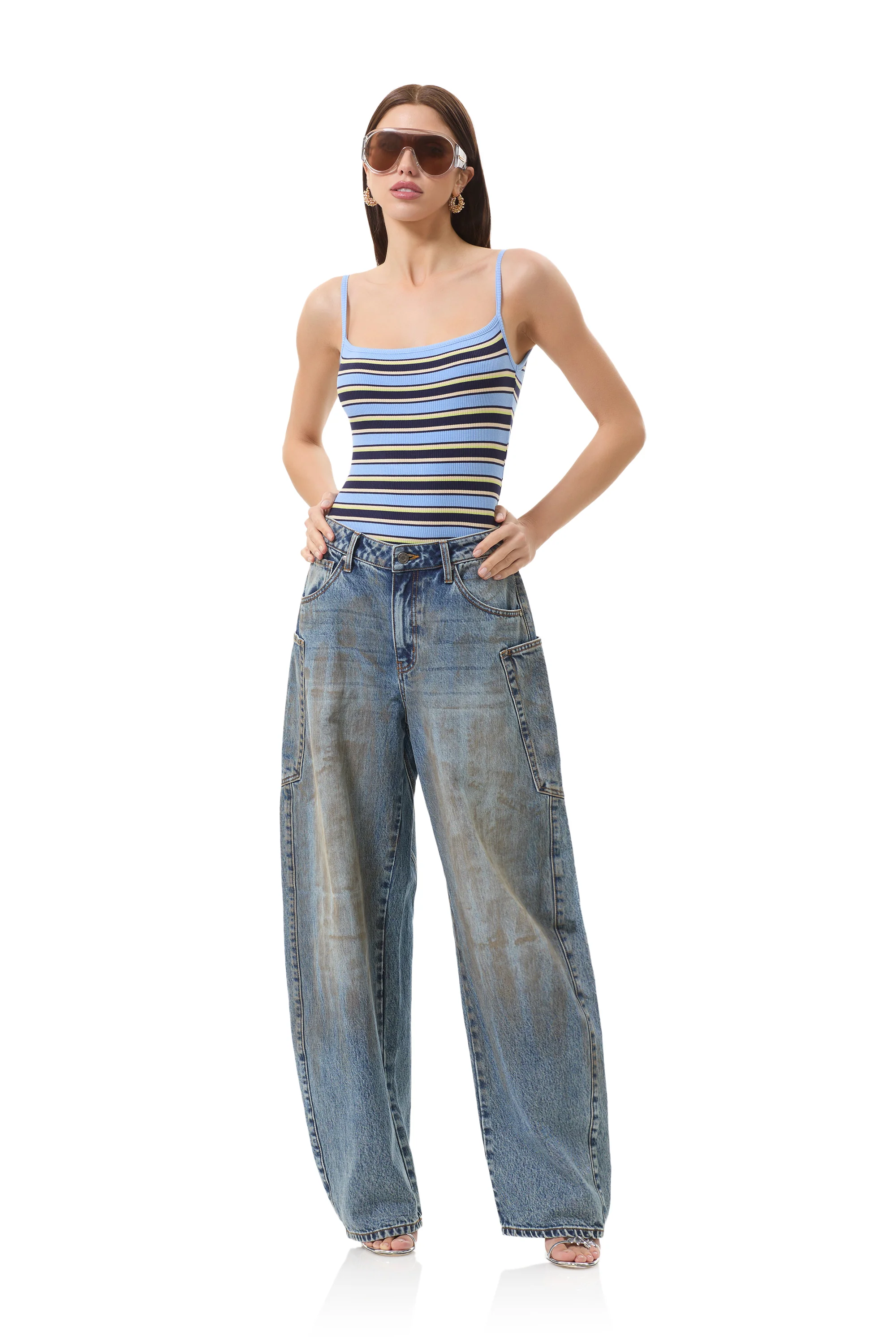 Frances Bodysuit - Iris Stripe