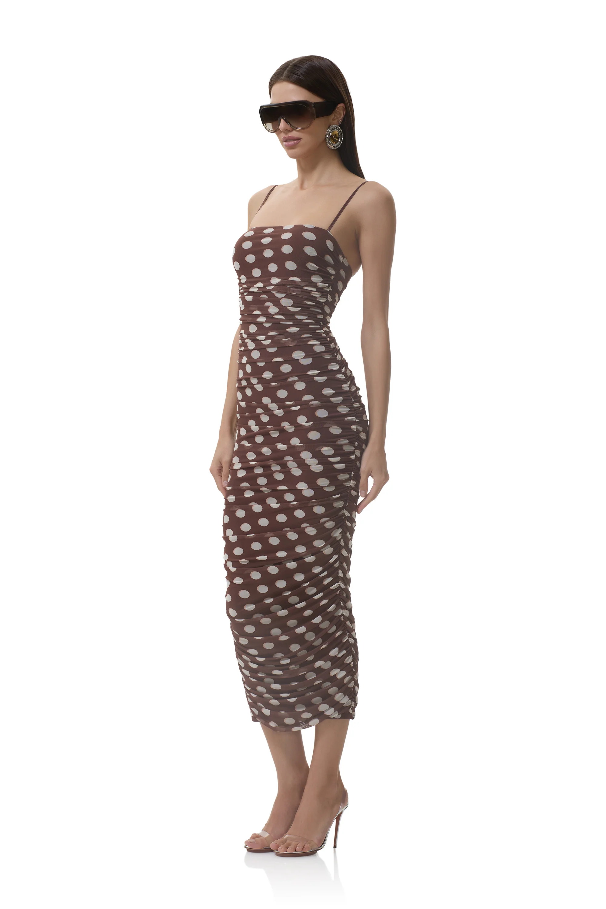 Hazel Dress - Chocolate Halo Dot - Image 3