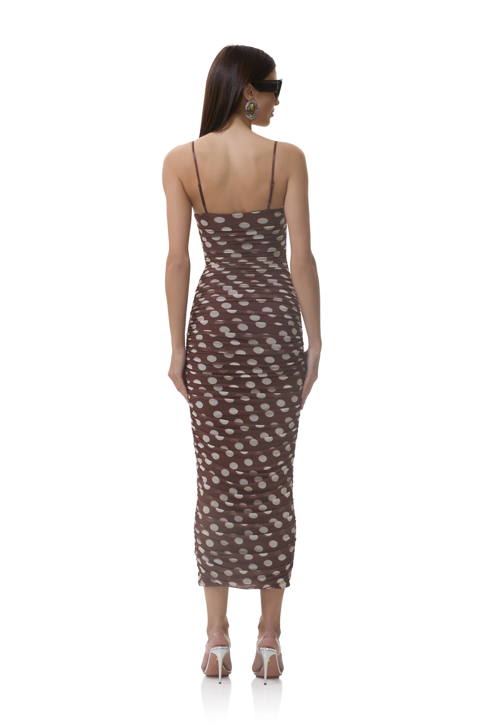 Hazel Dress - Chocolate Halo Dot - Image 4