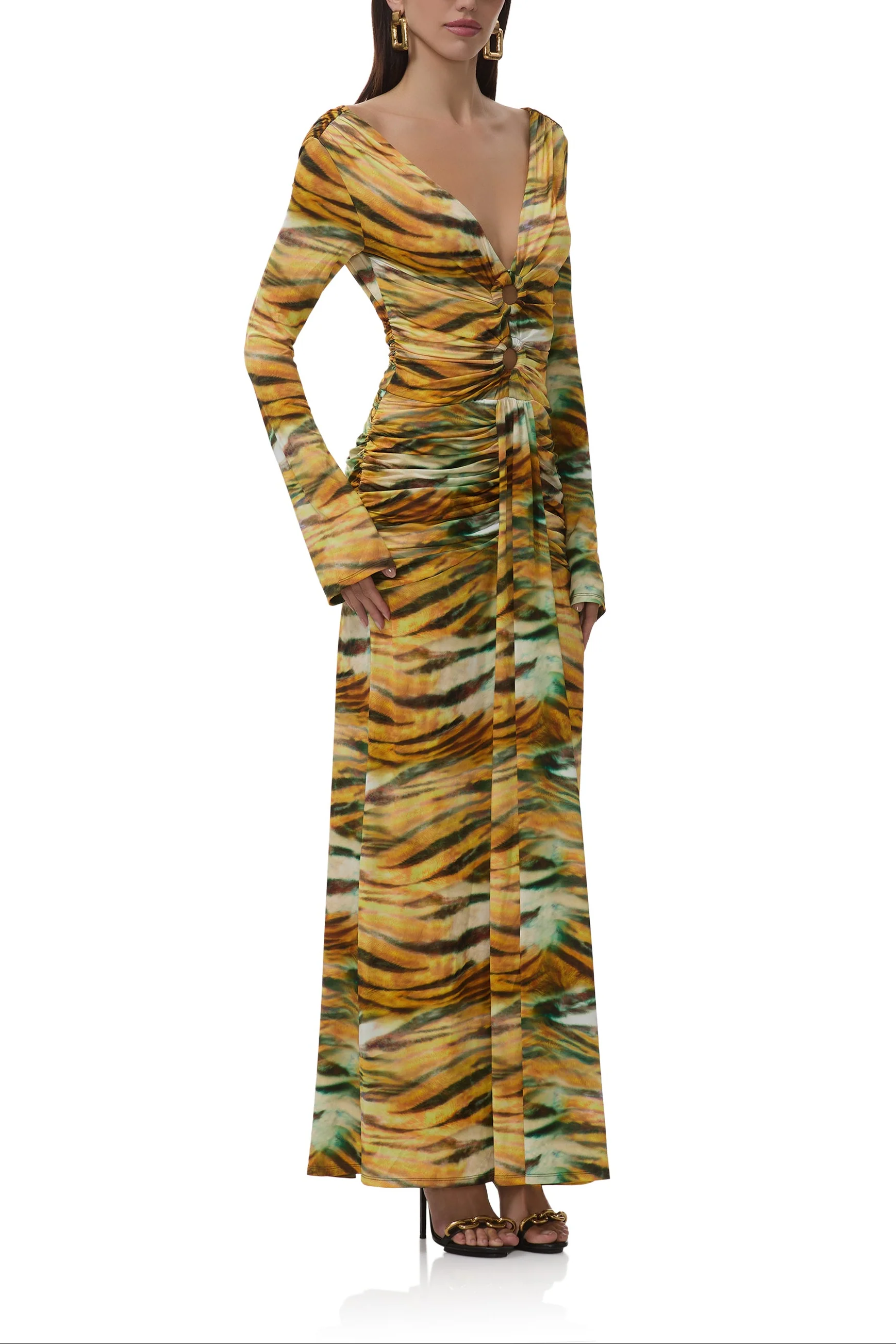 Iko Dress - Citron Tiger - Image 3