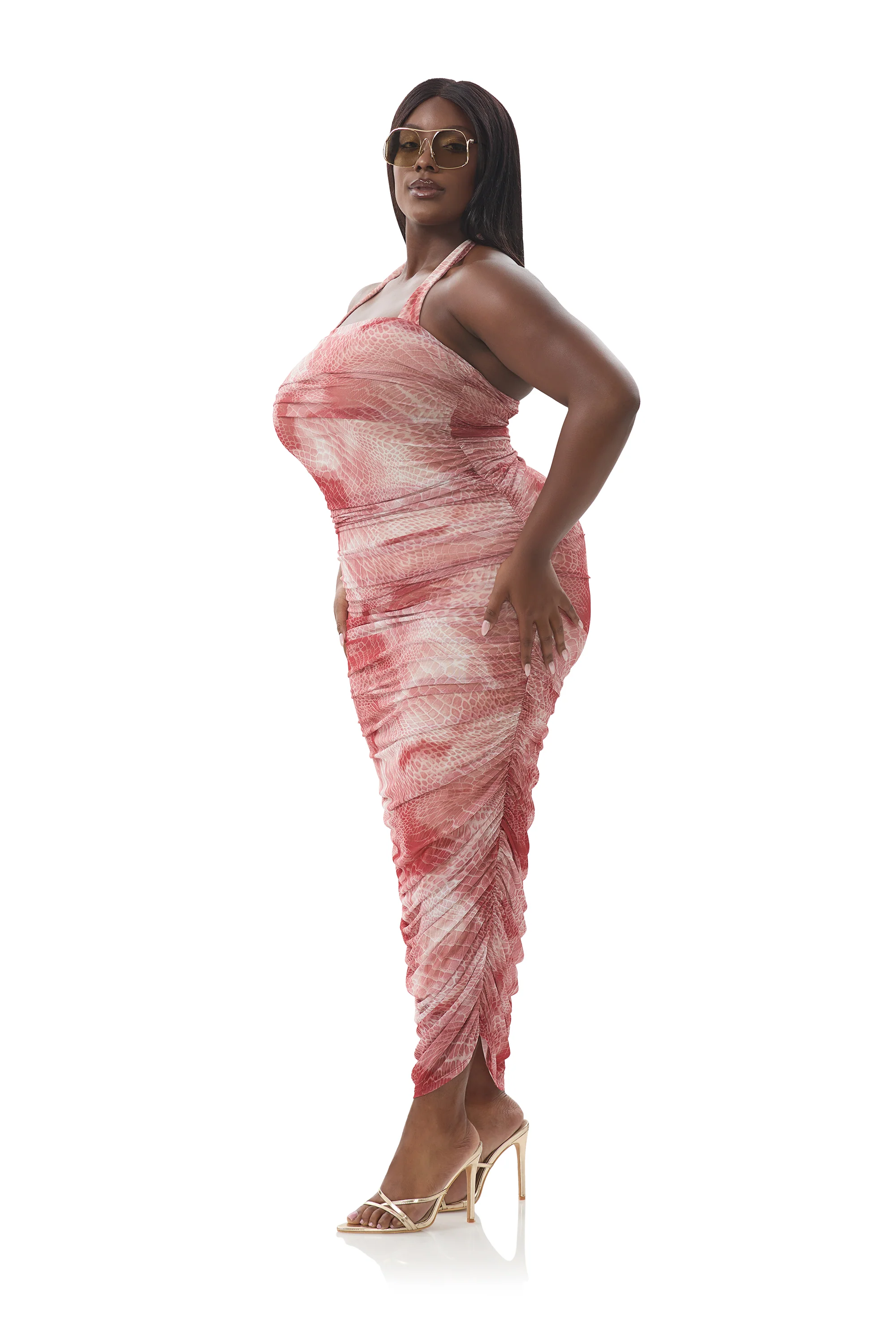 Indina Dress - Rust Snake - Image 6