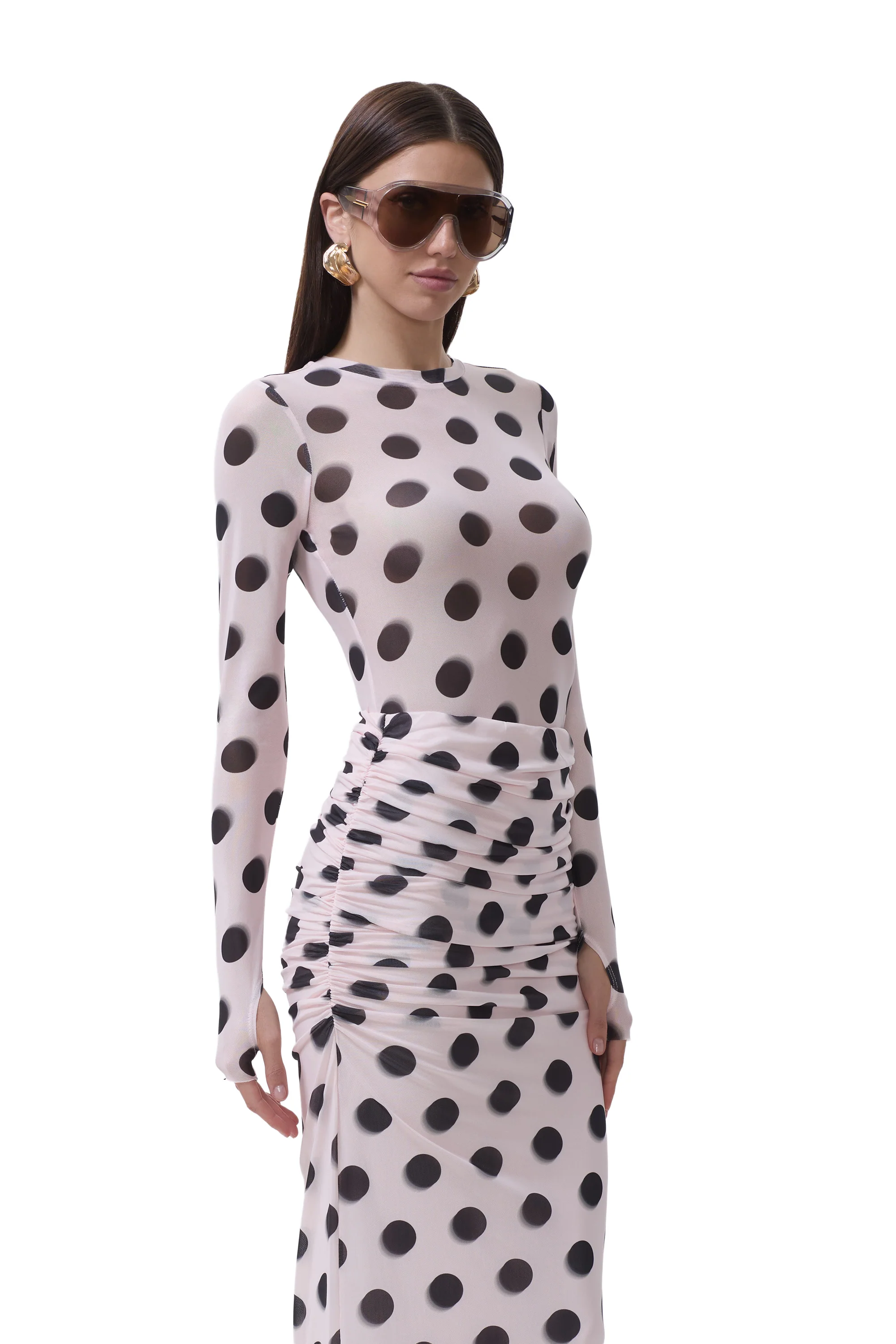 Kaylee Top - Rose Blur Dot - Image 3