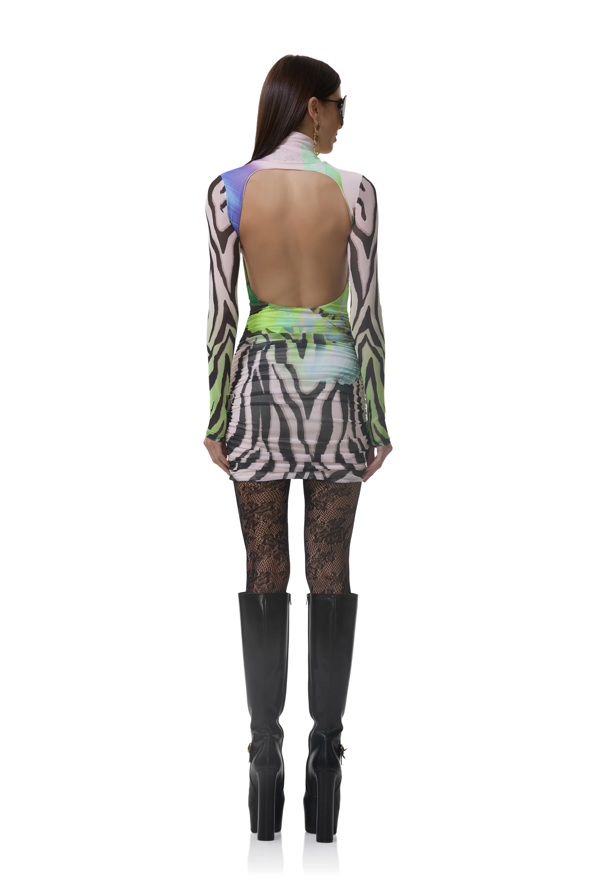 Lavinia Dress - Zebra Fleur - Image 7