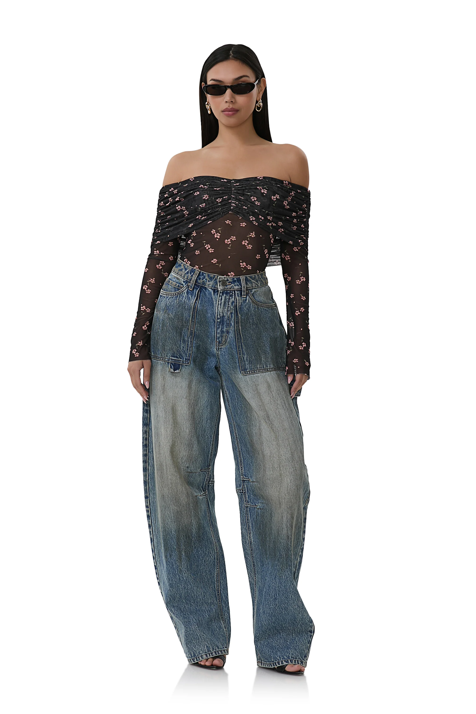 Lilith Top - Delicate Ditsy