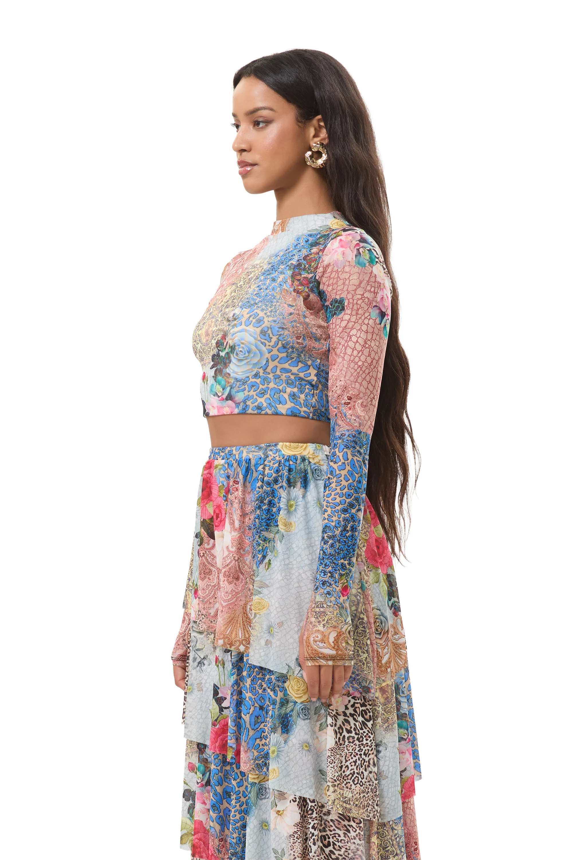 Loralei Top - Iris Patchwork - Image 2