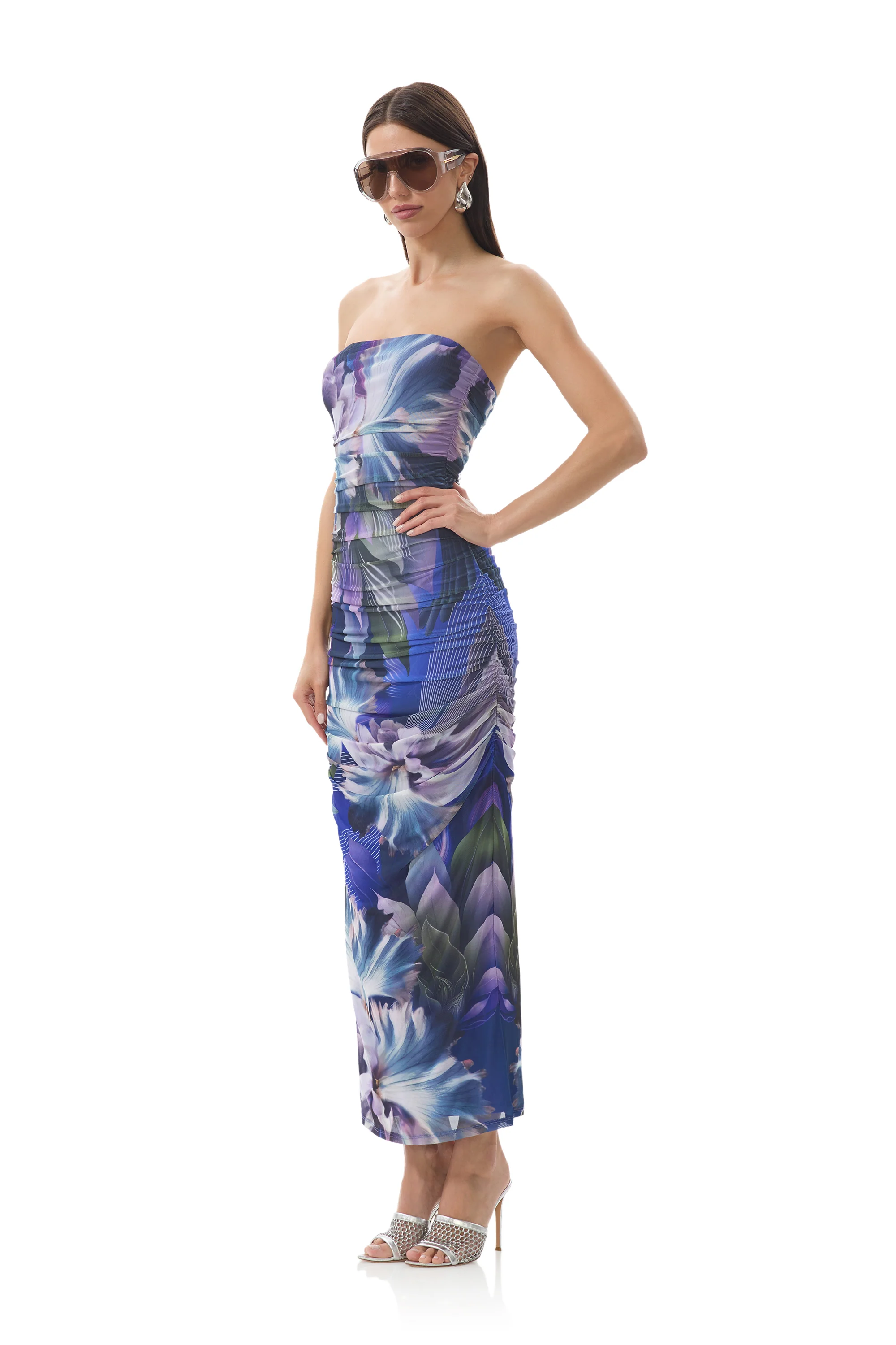 Marlo Dress - Abstract Orchid - Image 3