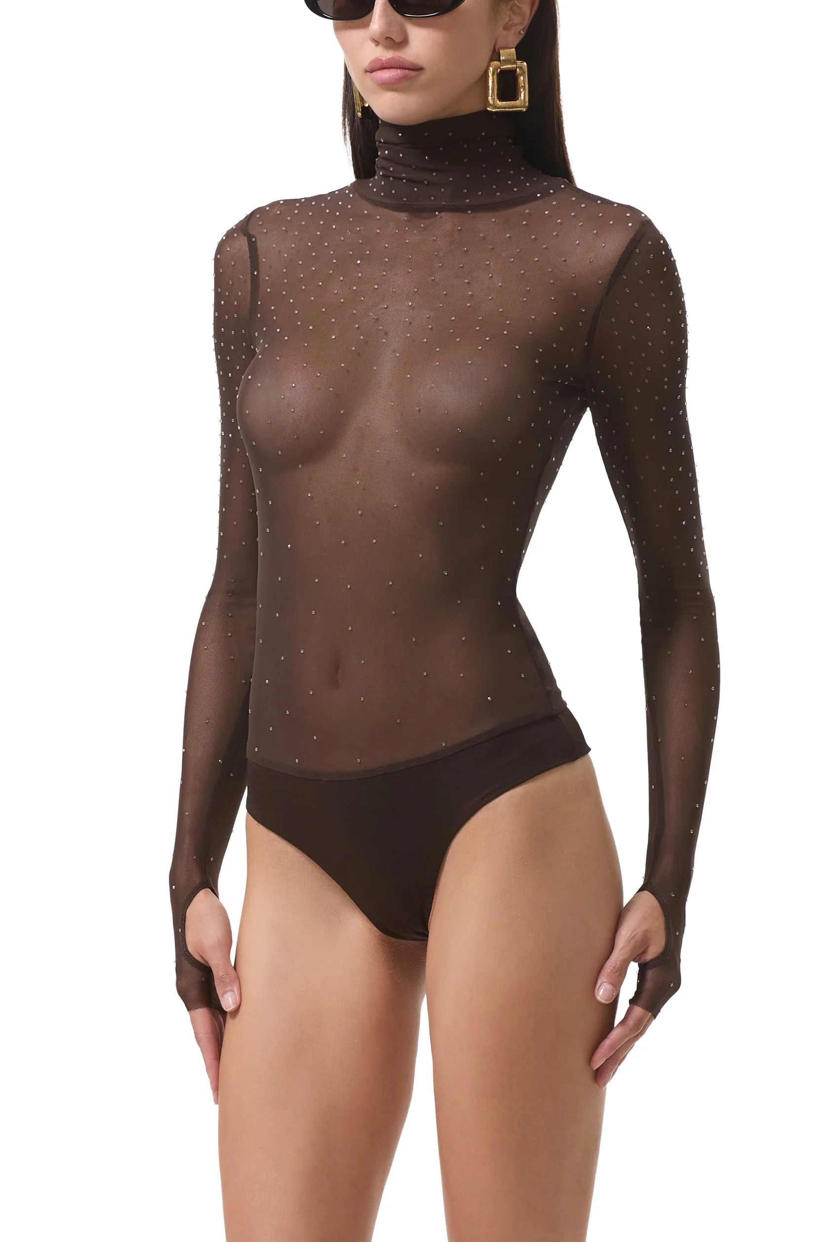 Milo Dew Drop Bodysuit - Espresso - Image 3