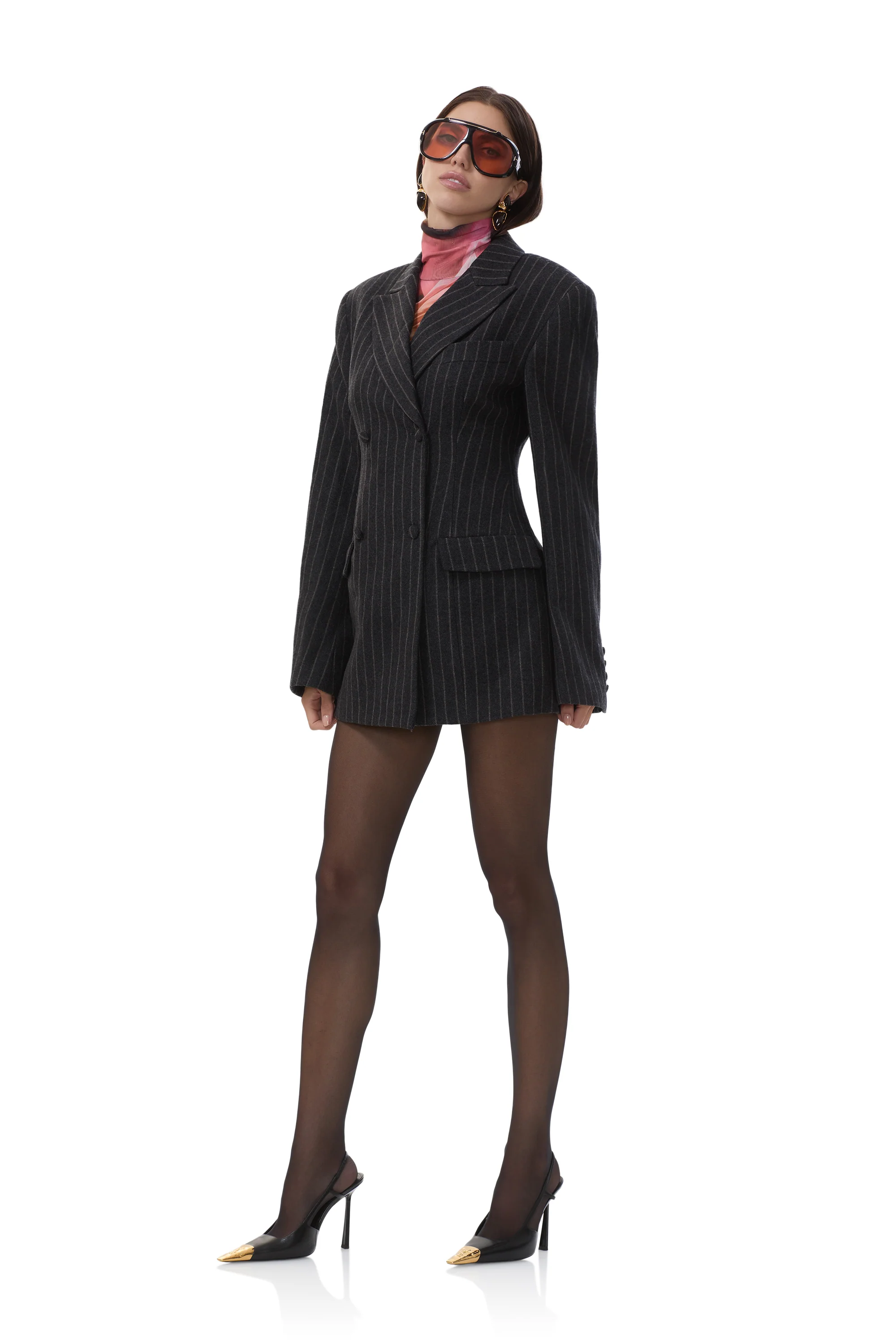 Minsk Hot Short - Dark Grey Stripe - Image 6