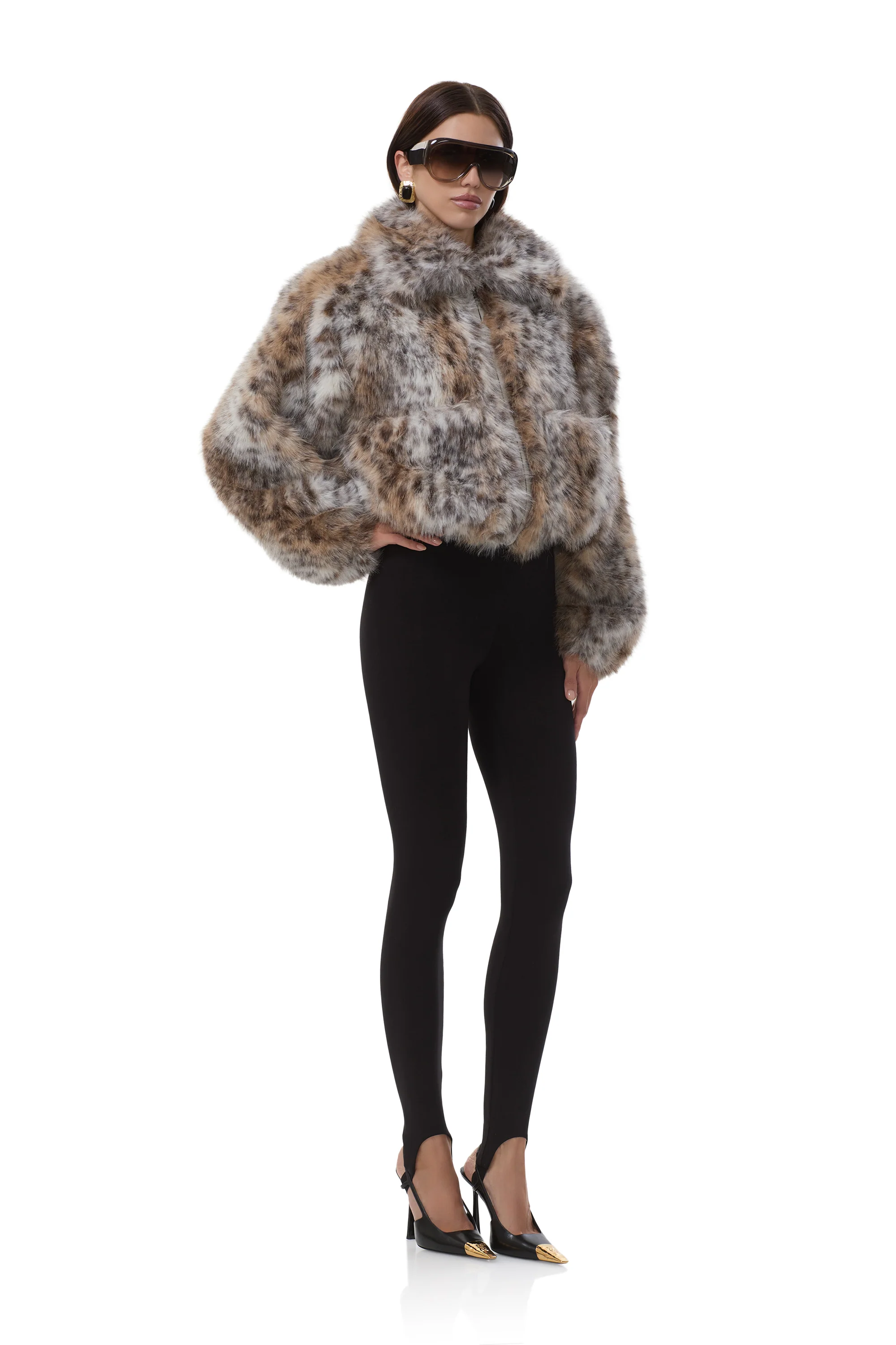 Norway Fur Jacket - Bambi Print - Image 3