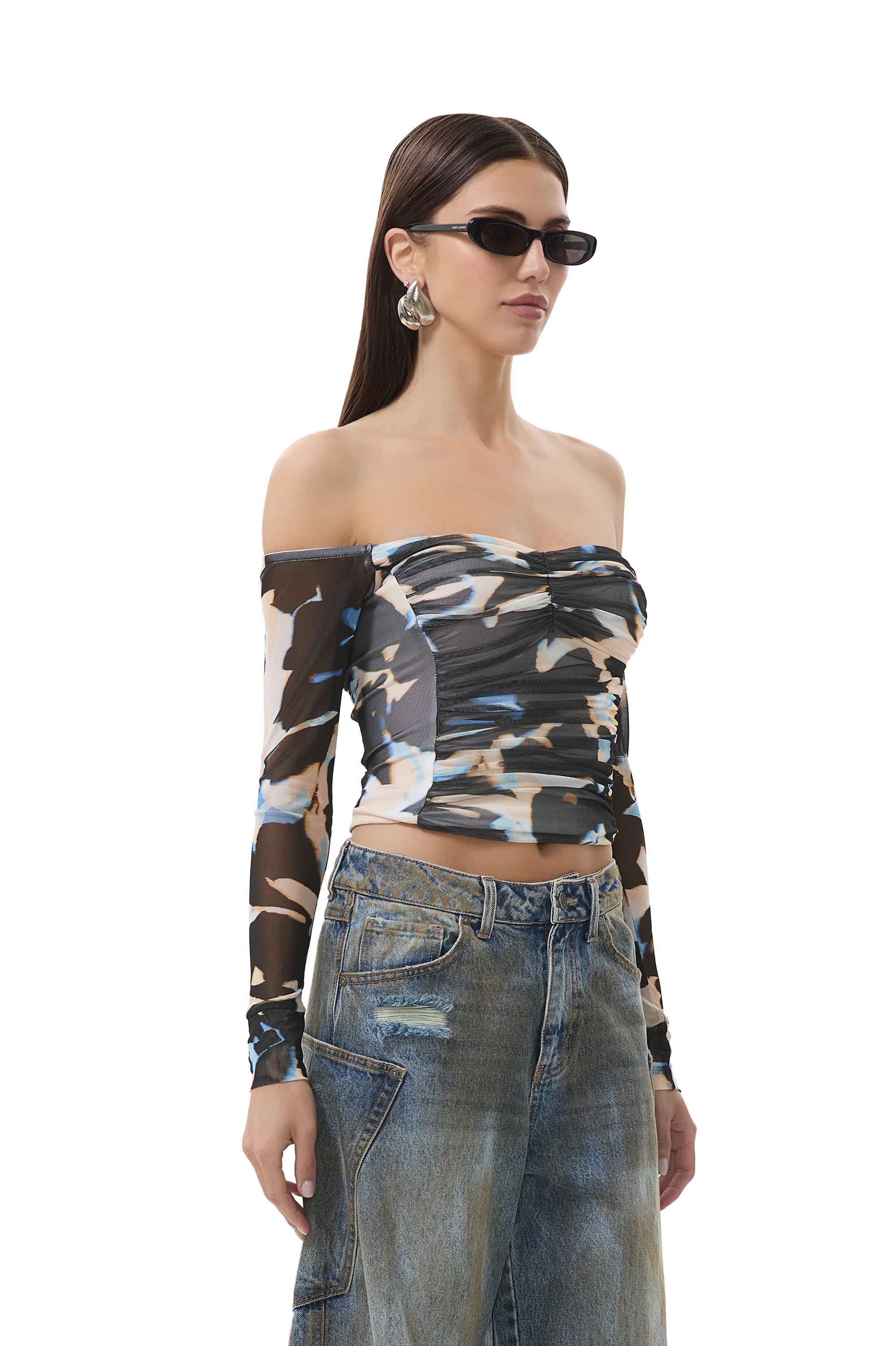 Odilla Top - Shadow Floral - Image 2
