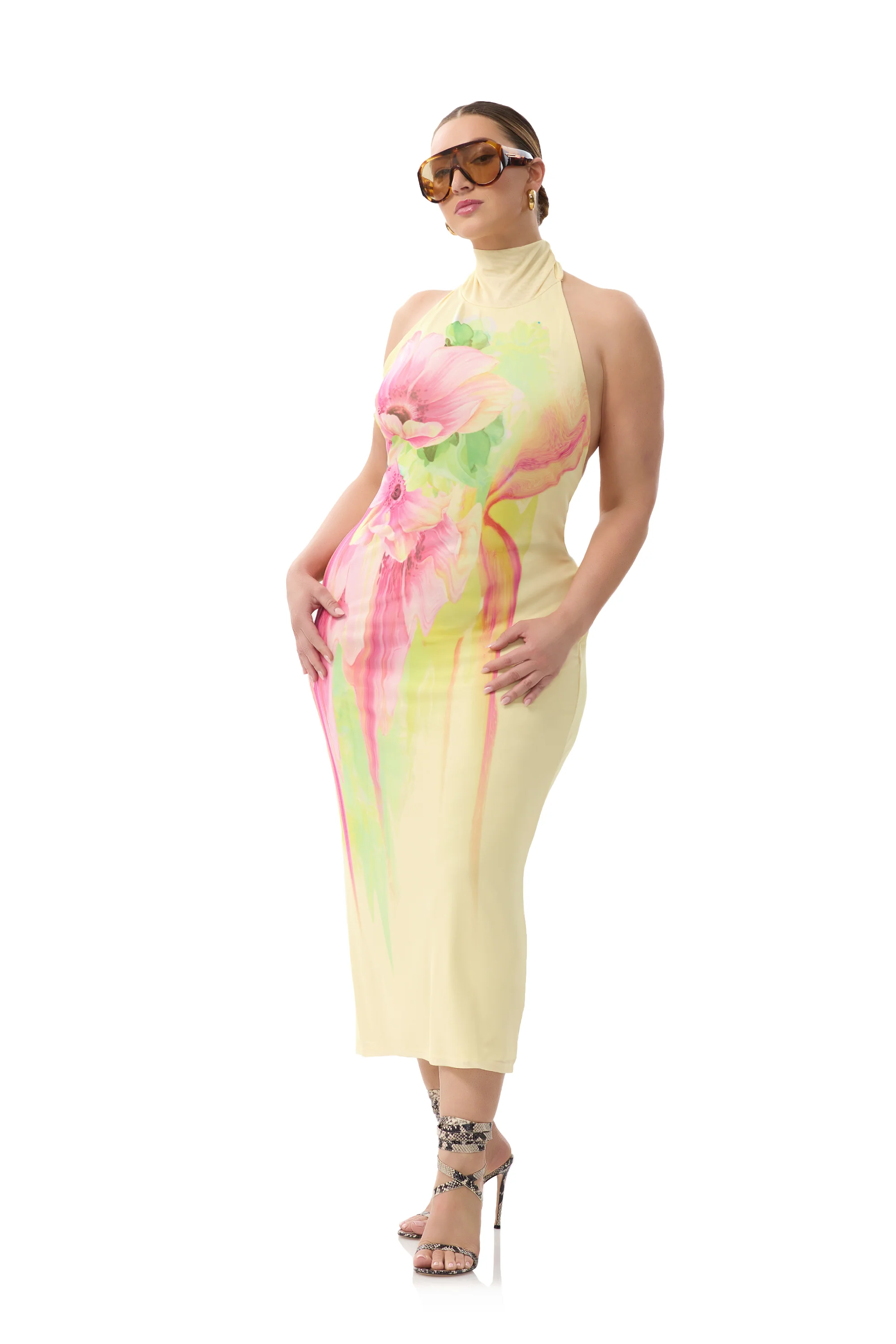 Olimpia Dress - Butter Peony - Image 4