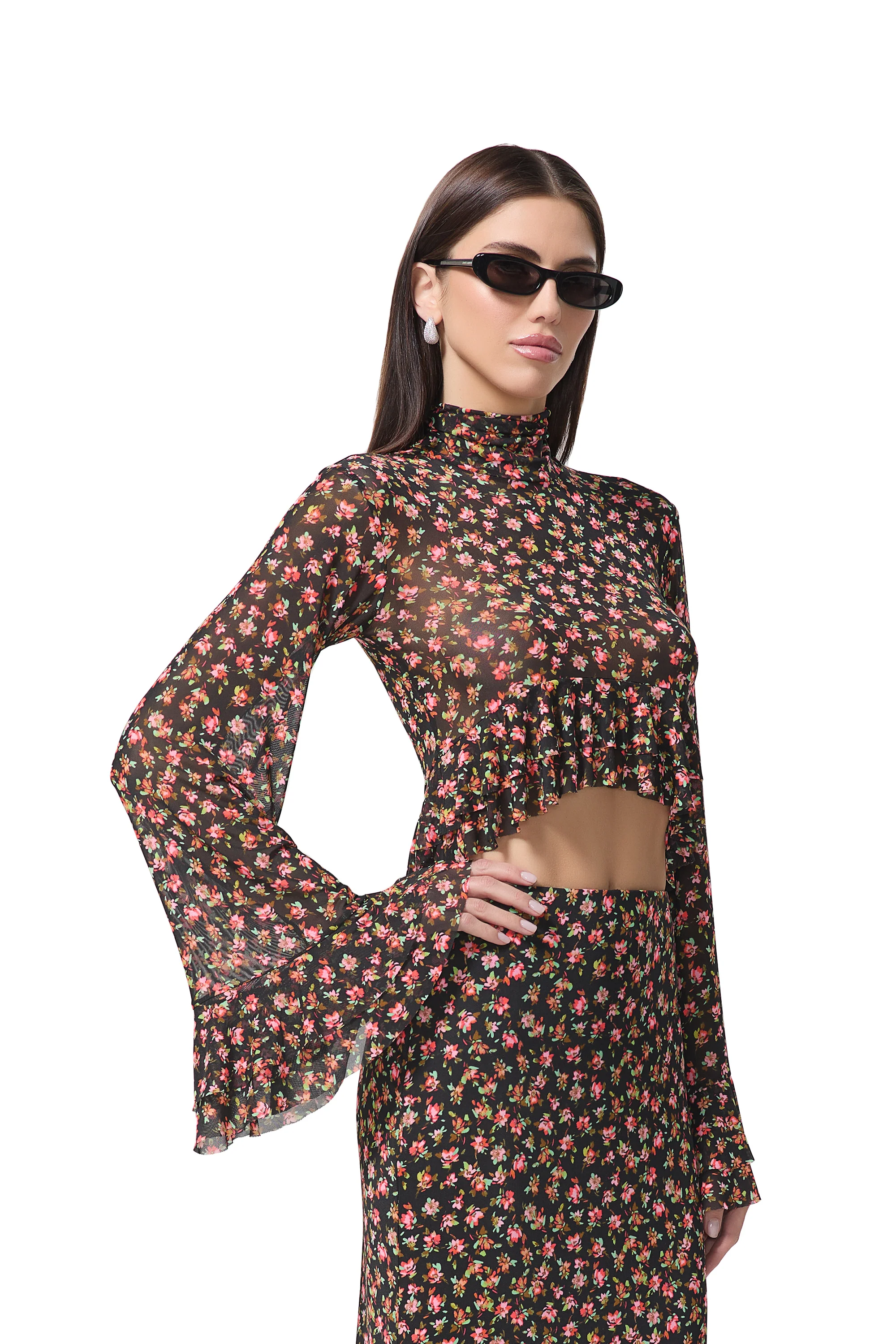 Pru Top - Spring Ditsy - Image 2