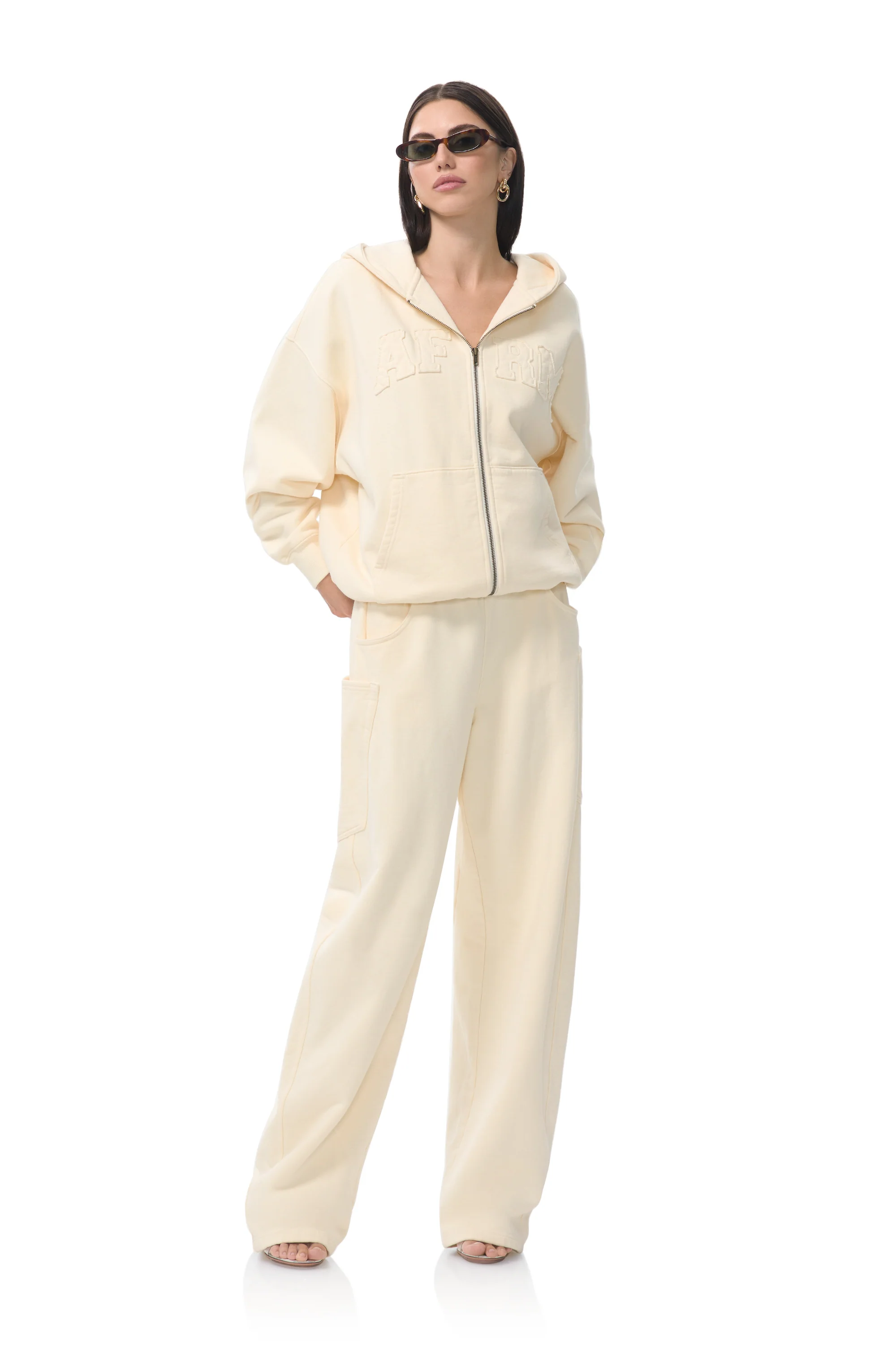 Ryan Barrel Sweatpant - Vintage White