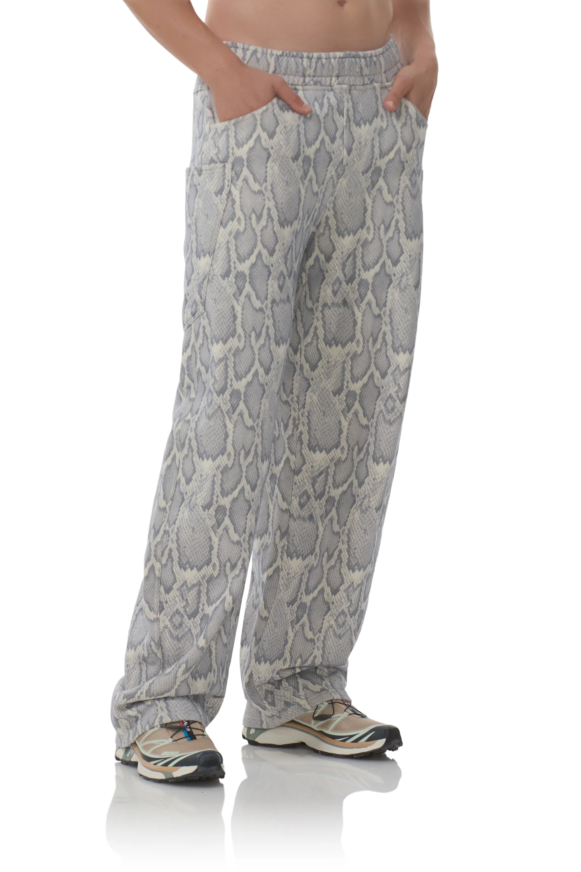 Ryan Barrel Sweatpant - Silver Snake - Image 3