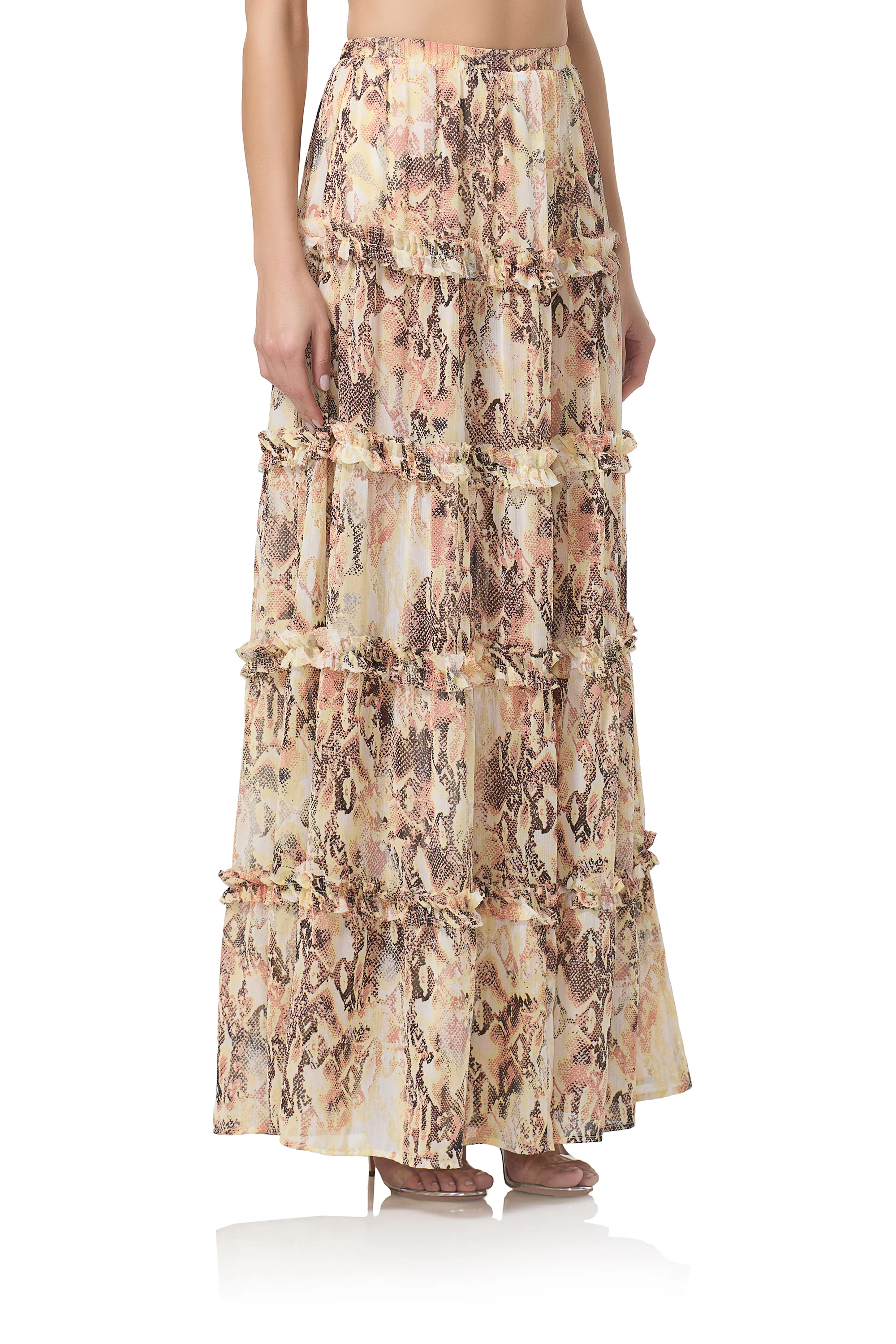 Sabina Maxi Skirt - Shine Snake - Image 4