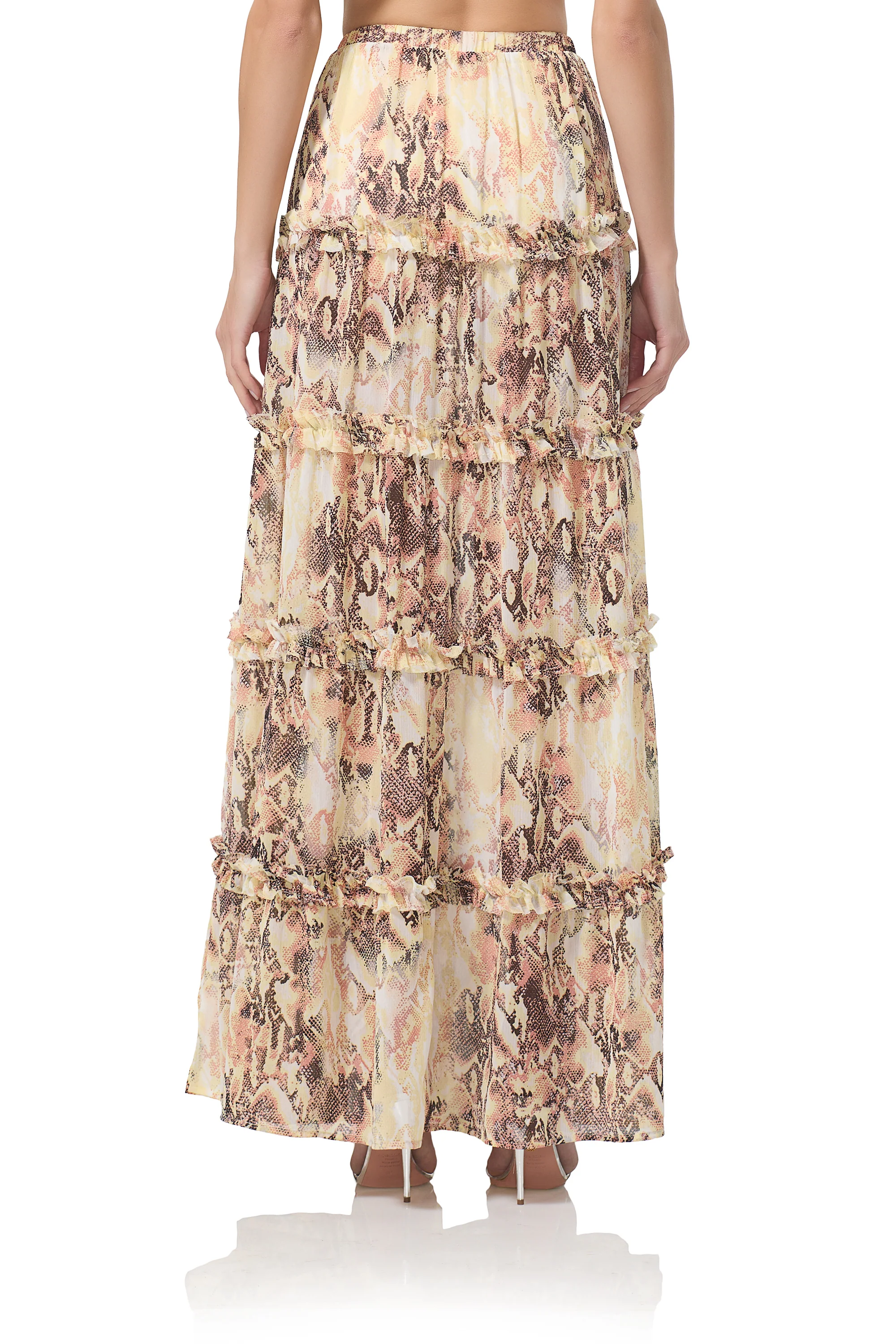 Sabina Maxi Skirt - Shine Snake - Image 5