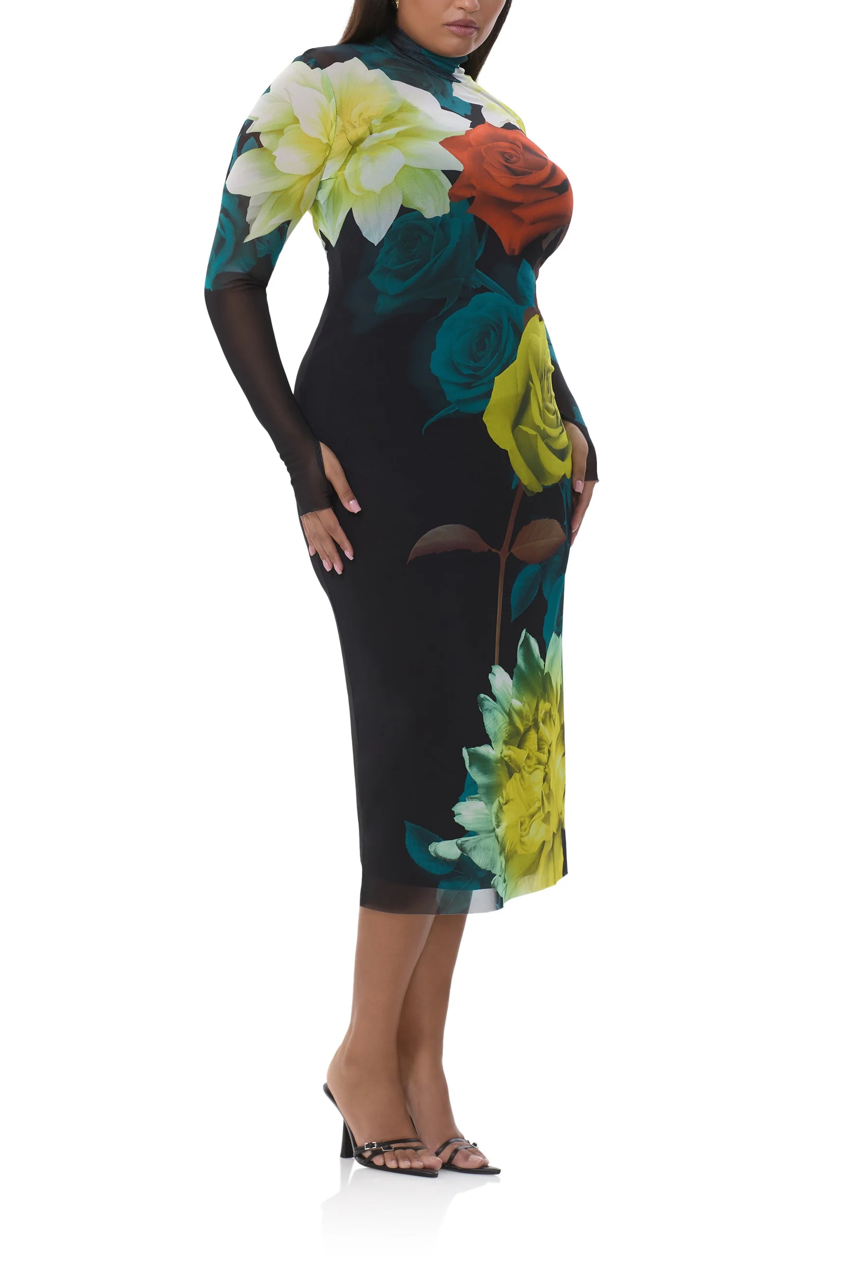 Shailene Dress - Citron Blossom - Image 4
