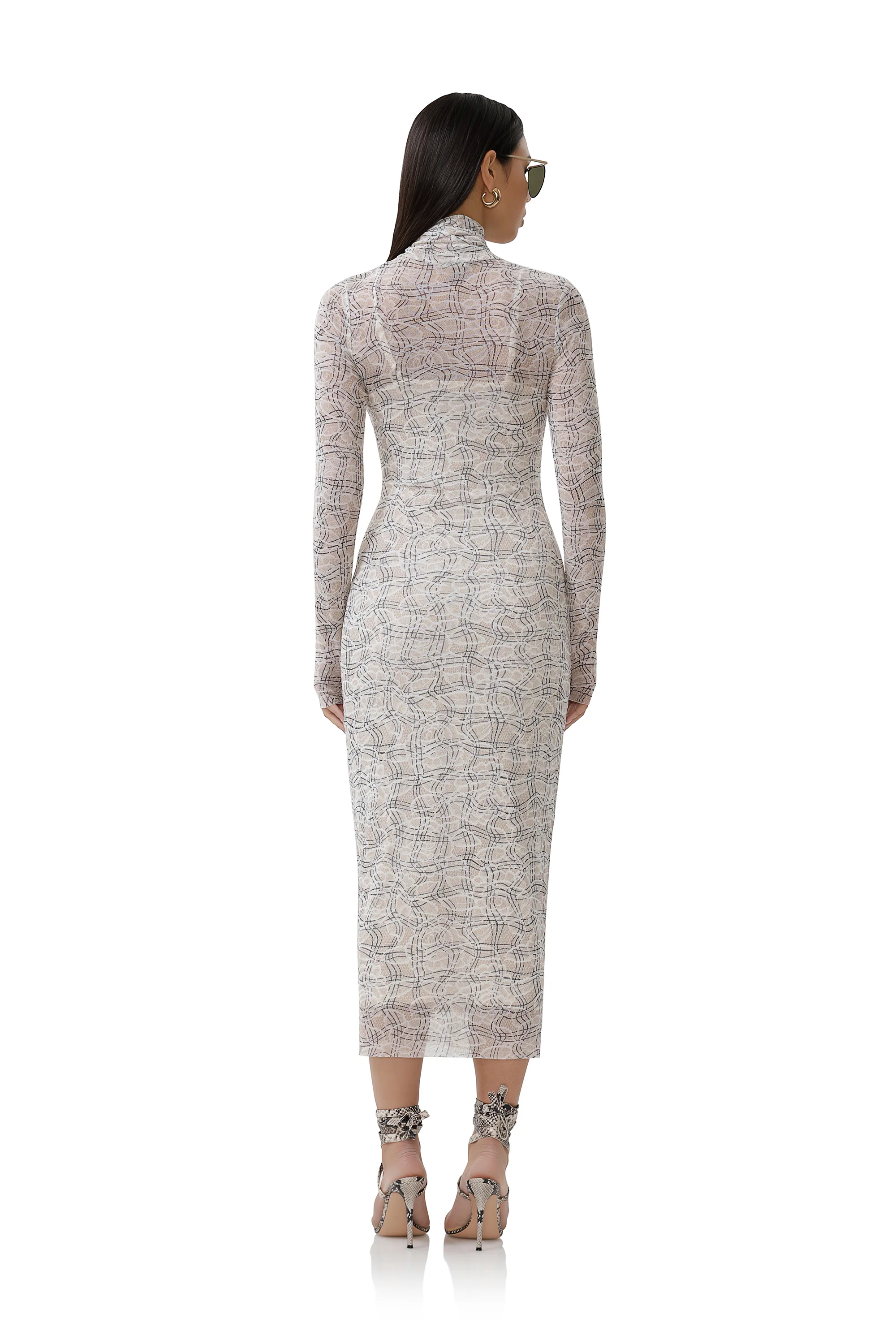 Shailene Dress - Lace Plaid - Image 7